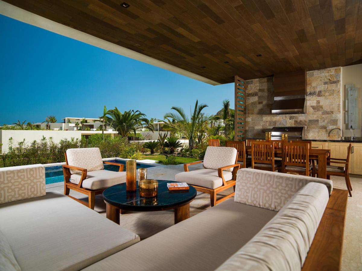 outdoor BBQ area