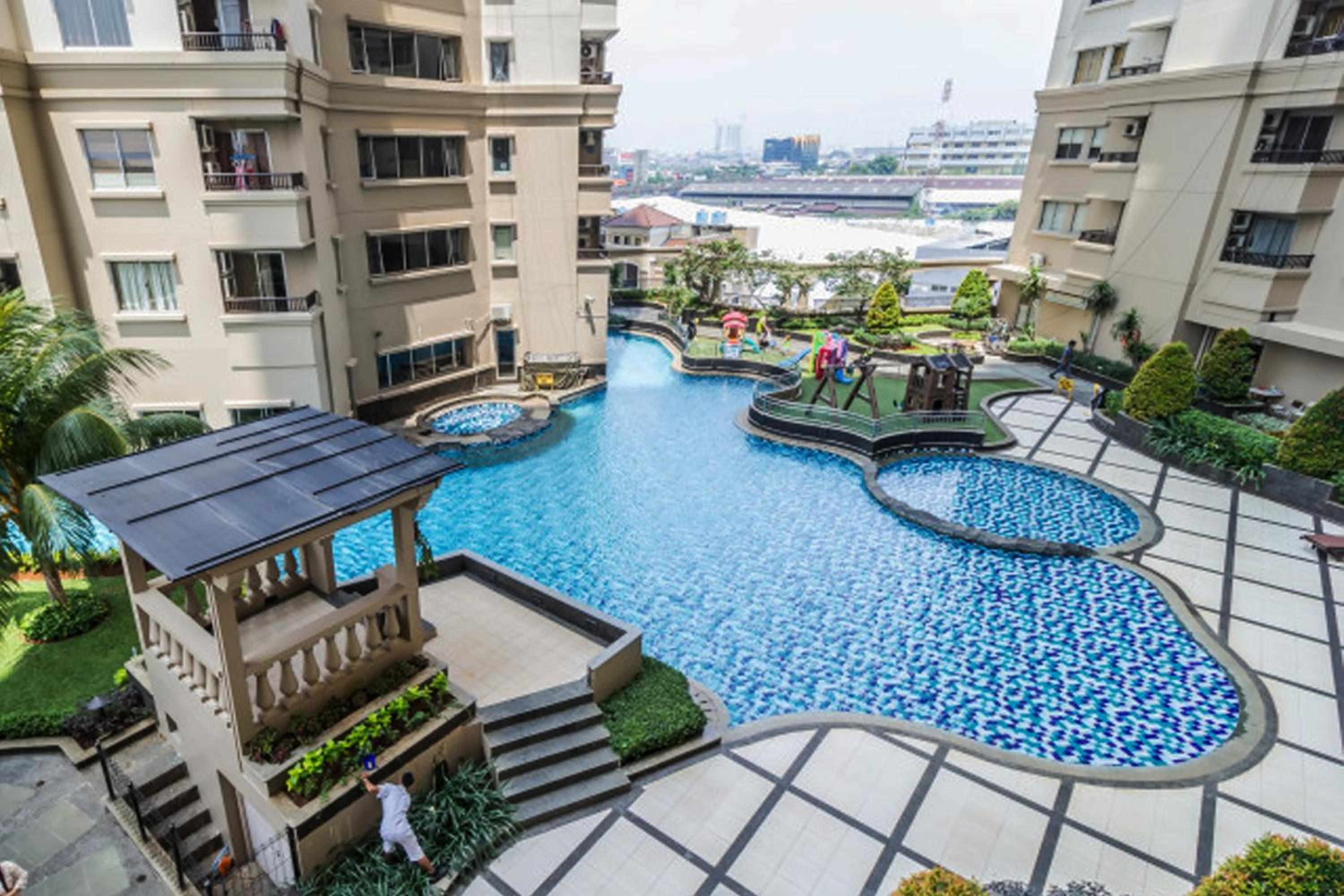 2BR Apartment with City View at Marina Ancol By Travelio