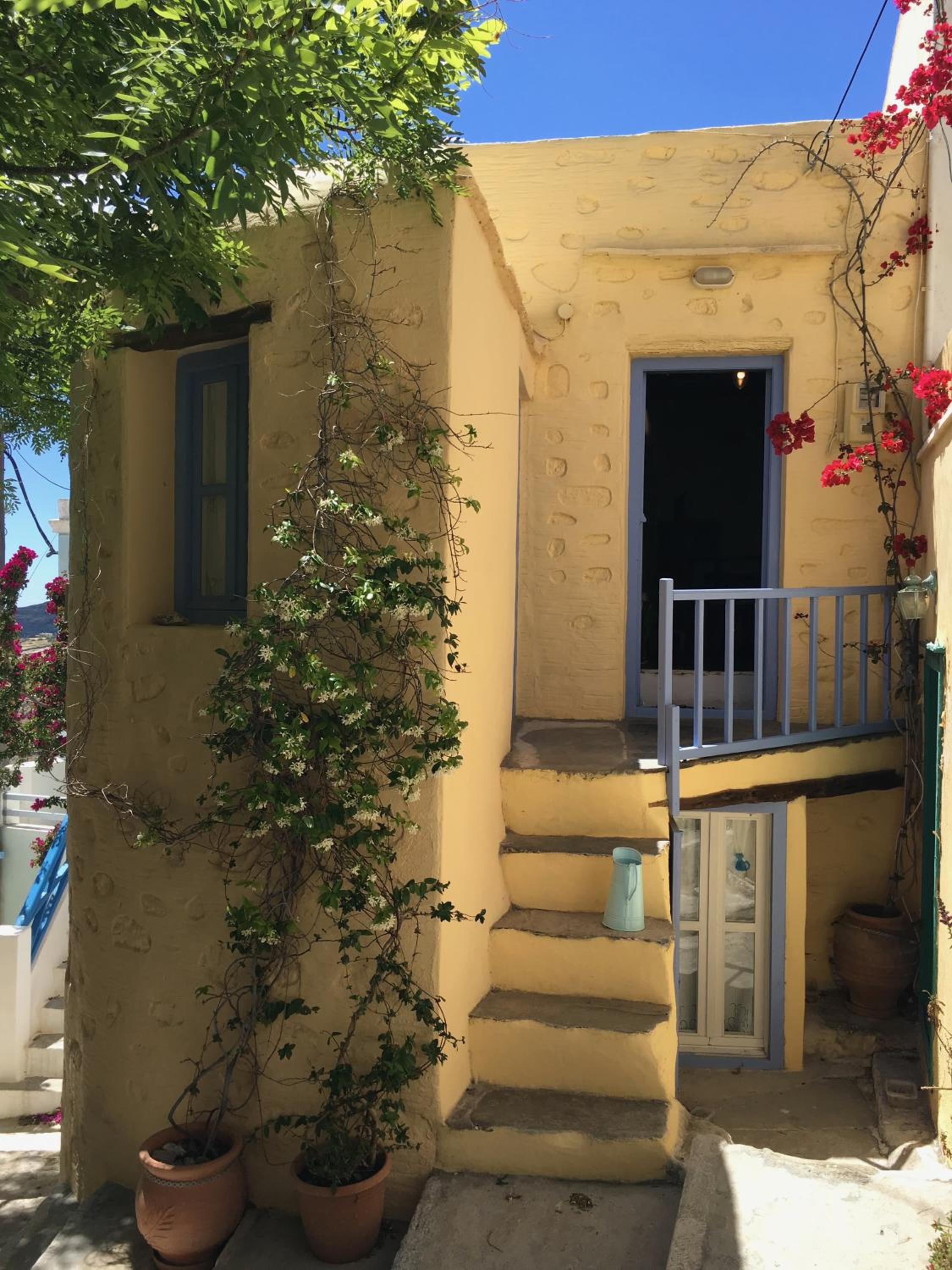 Traditional Medieval Stone house in "Ano Syros" view 3
