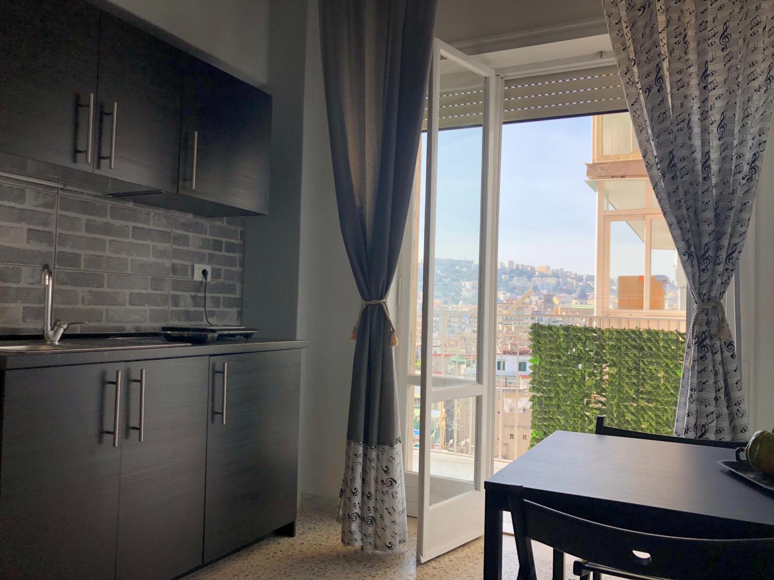 Ottieri Apartment Napoli Room&Kitchen with Panoramic View