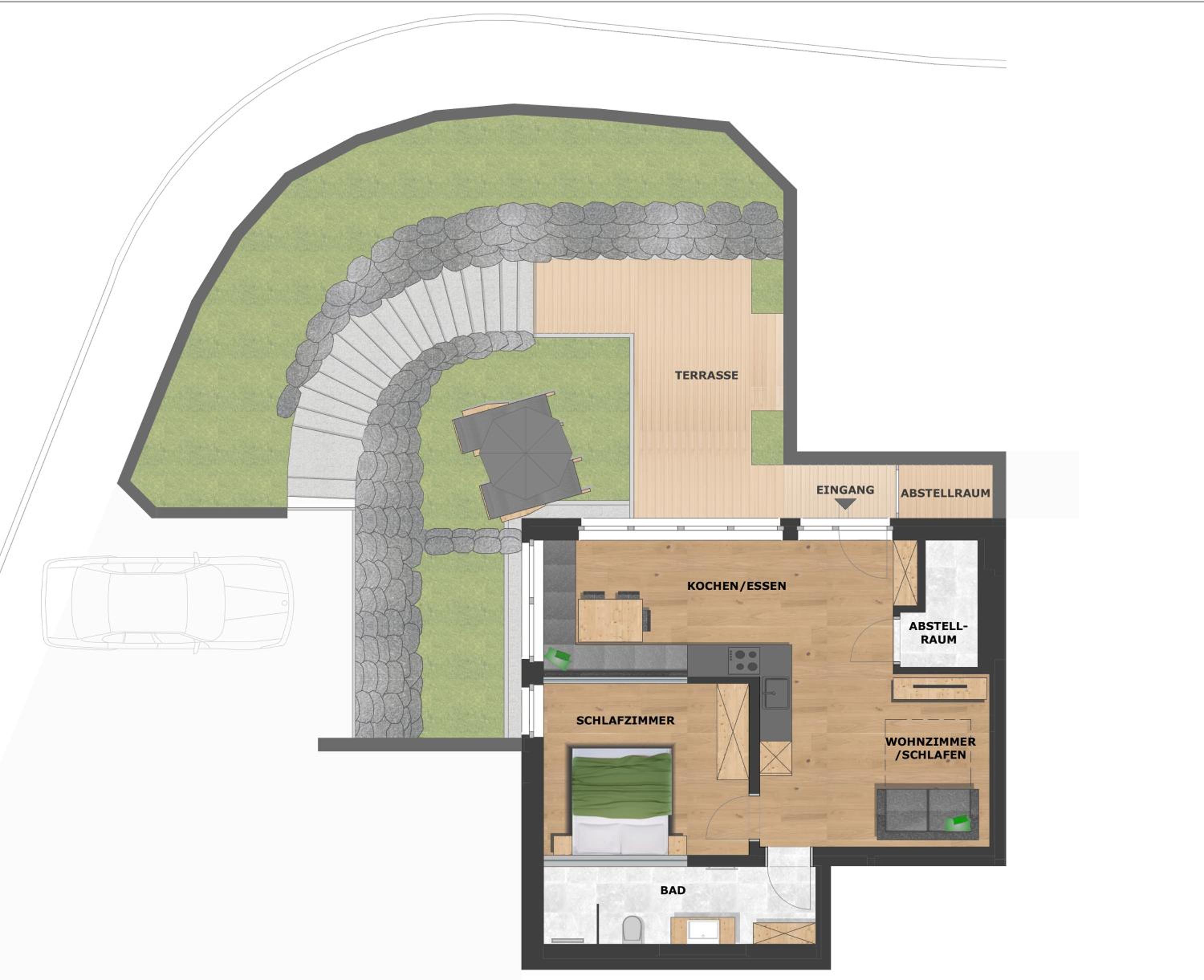 Ferienwohnung Waldrose view 3