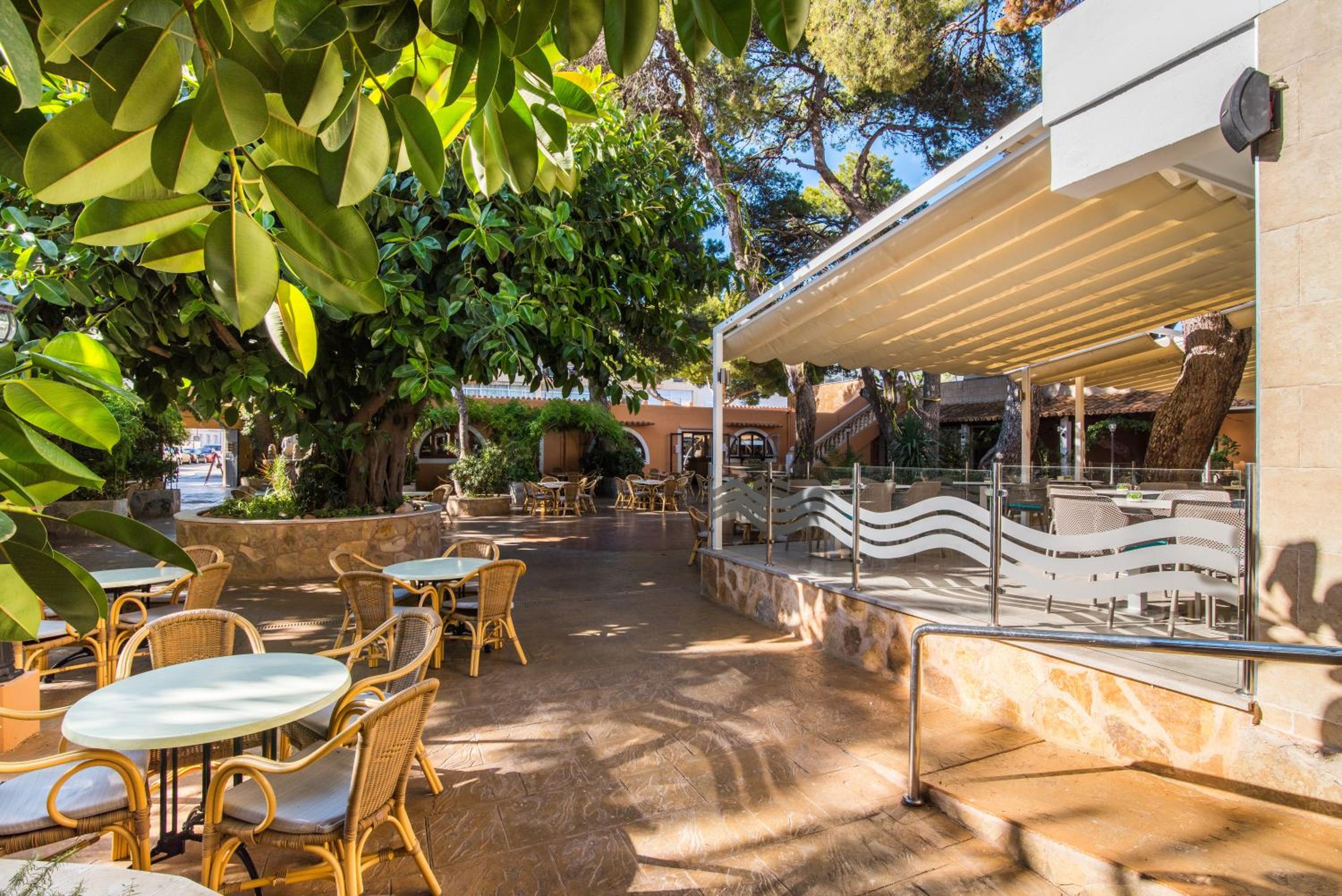 outdoor BBQ area