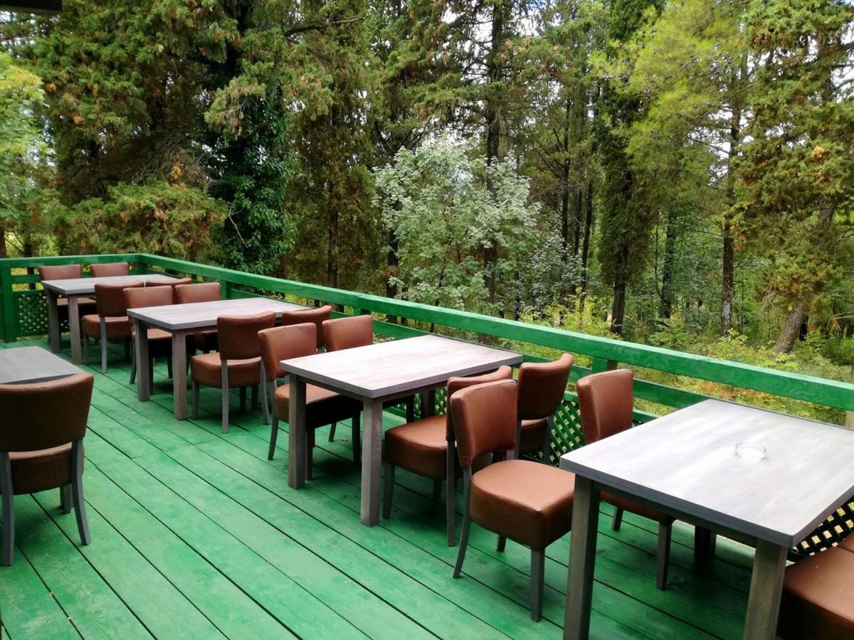 outdoor BBQ area