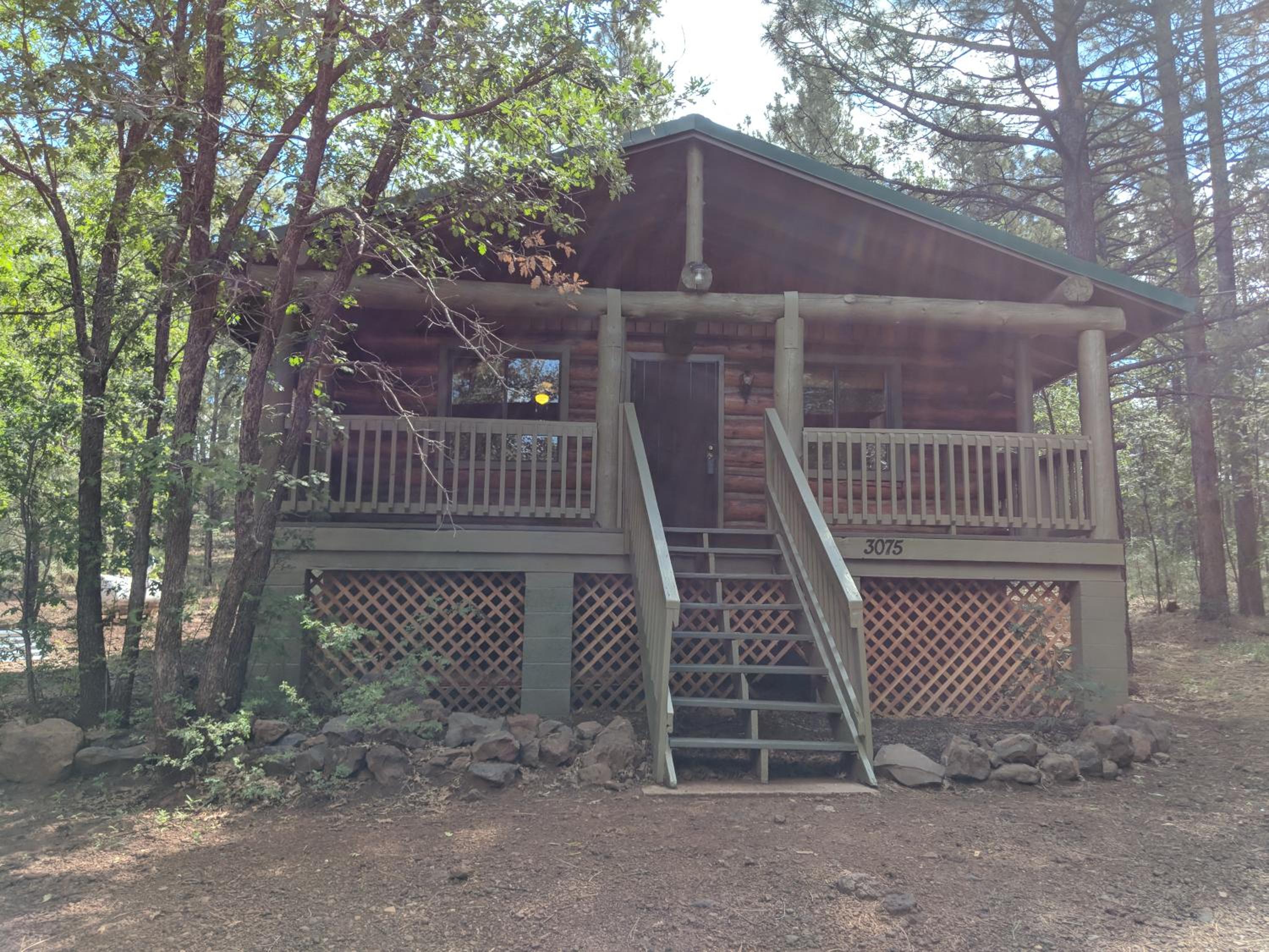 Charming Log Cabin in Tall Pines w Large Deck view 2
