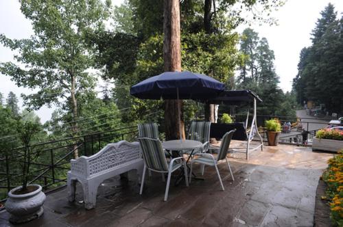 outdoor BBQ area