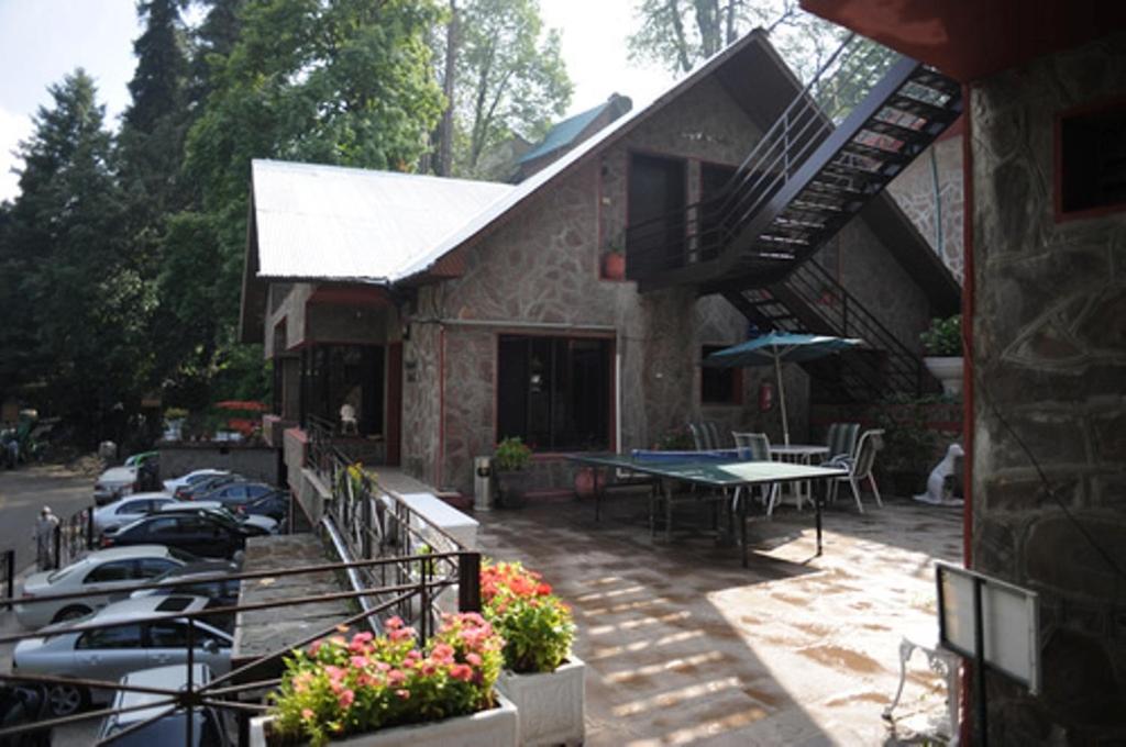 outdoor BBQ area