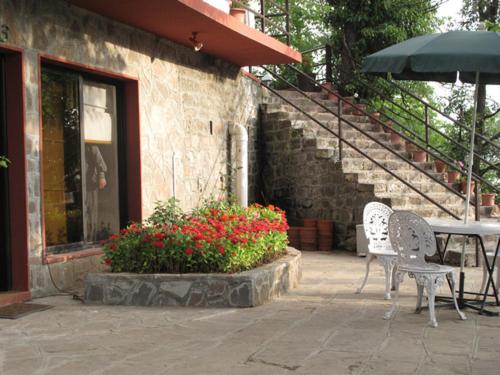 outdoor BBQ area