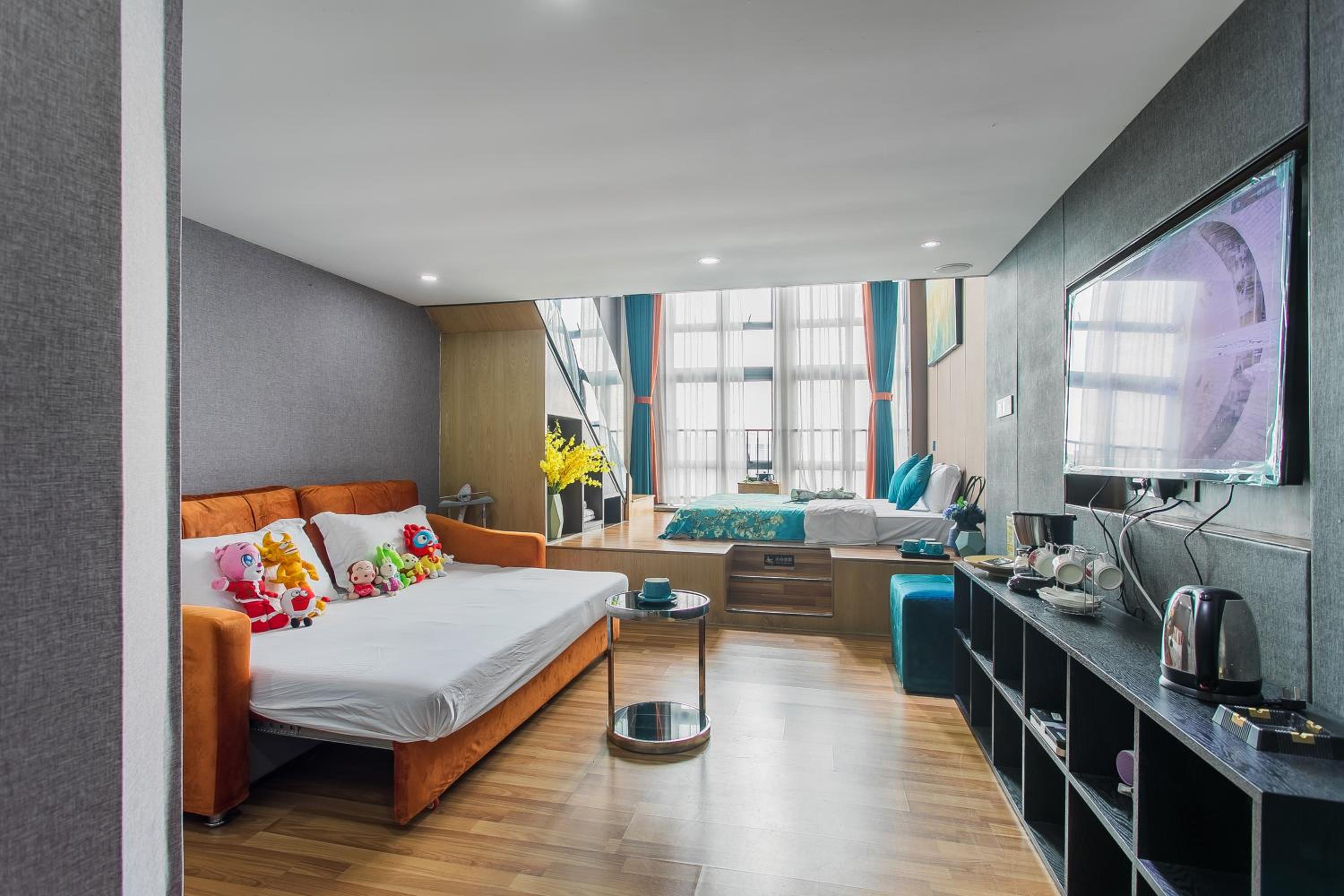 Lavendar Duplex Apartment