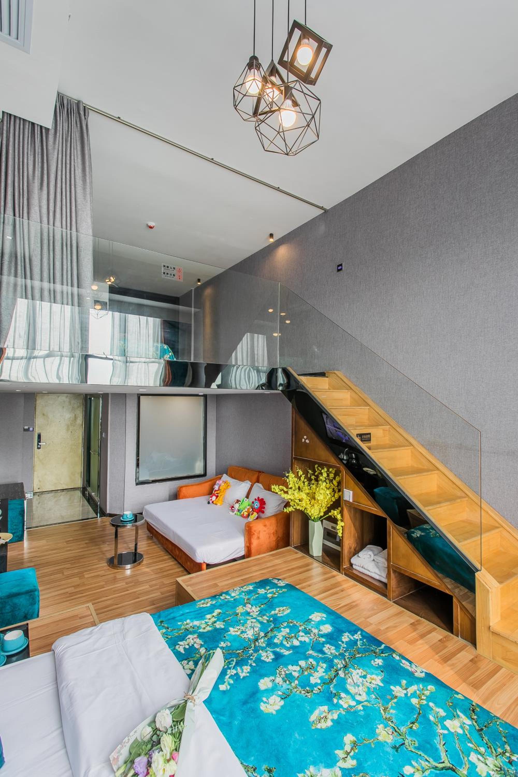 Lavendar Duplex Apartment