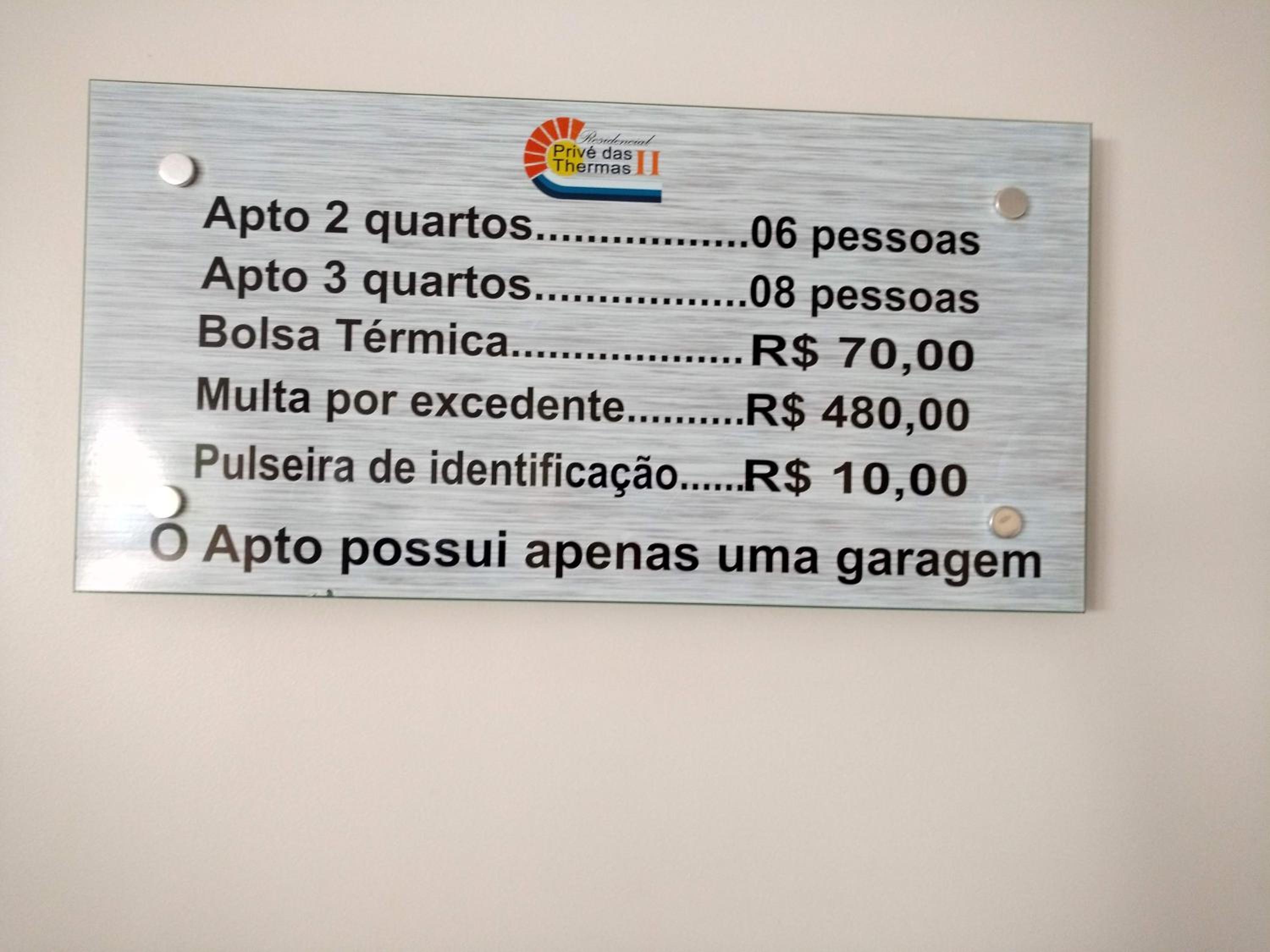 Caldas Novas - Prive das Thermas II - Apt 2 Qts suíte vista PQ AQUÁTICO