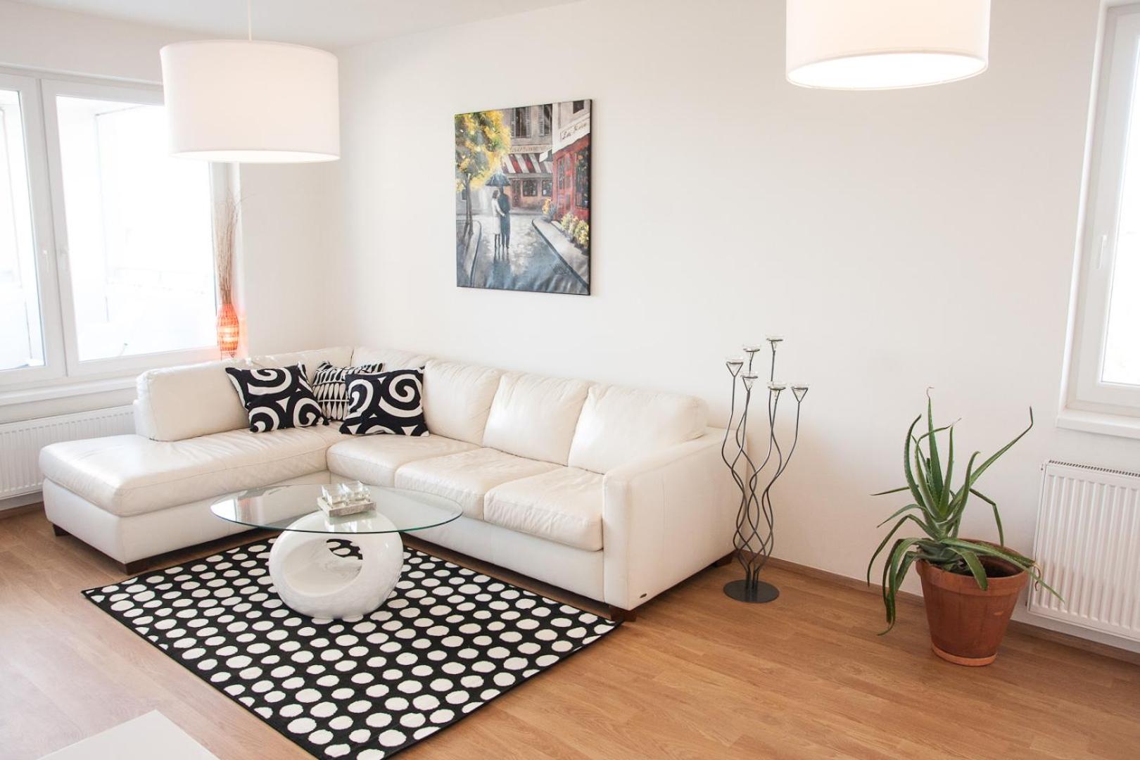 Spacious 3- rooms appartment with two terraces