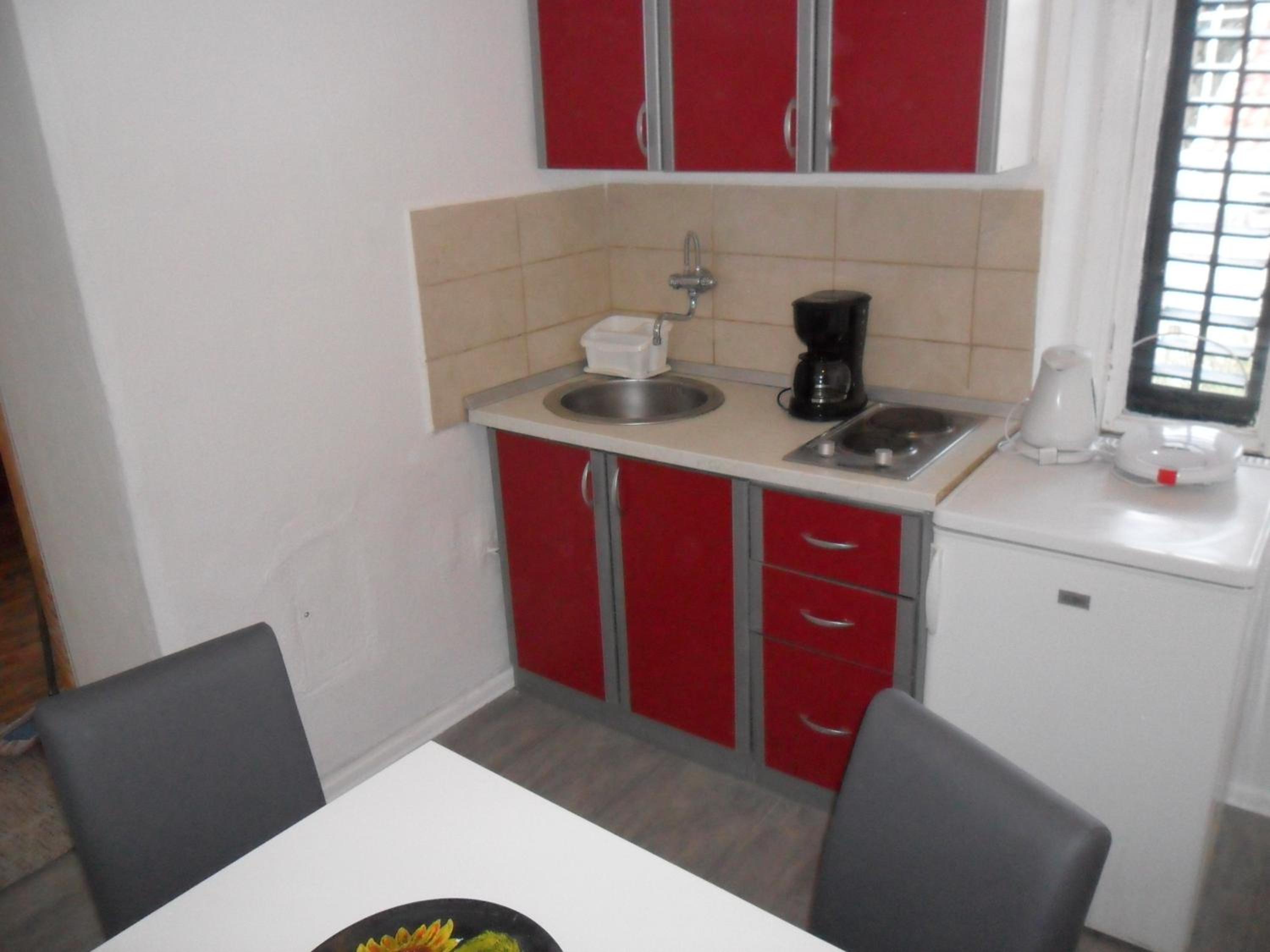 Two-bedrooms apartment with balcony and sea view,near Old town