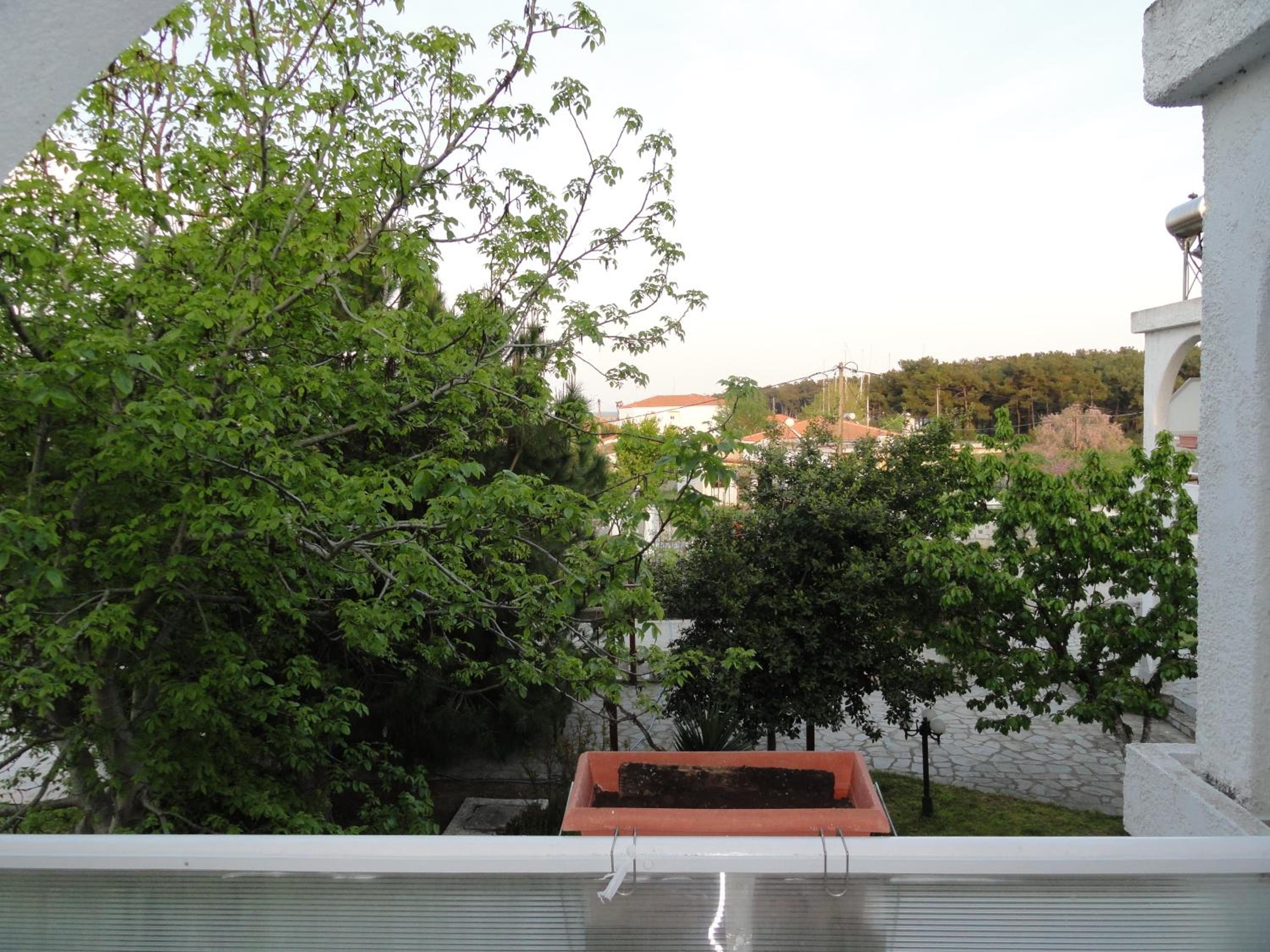outdoor BBQ area