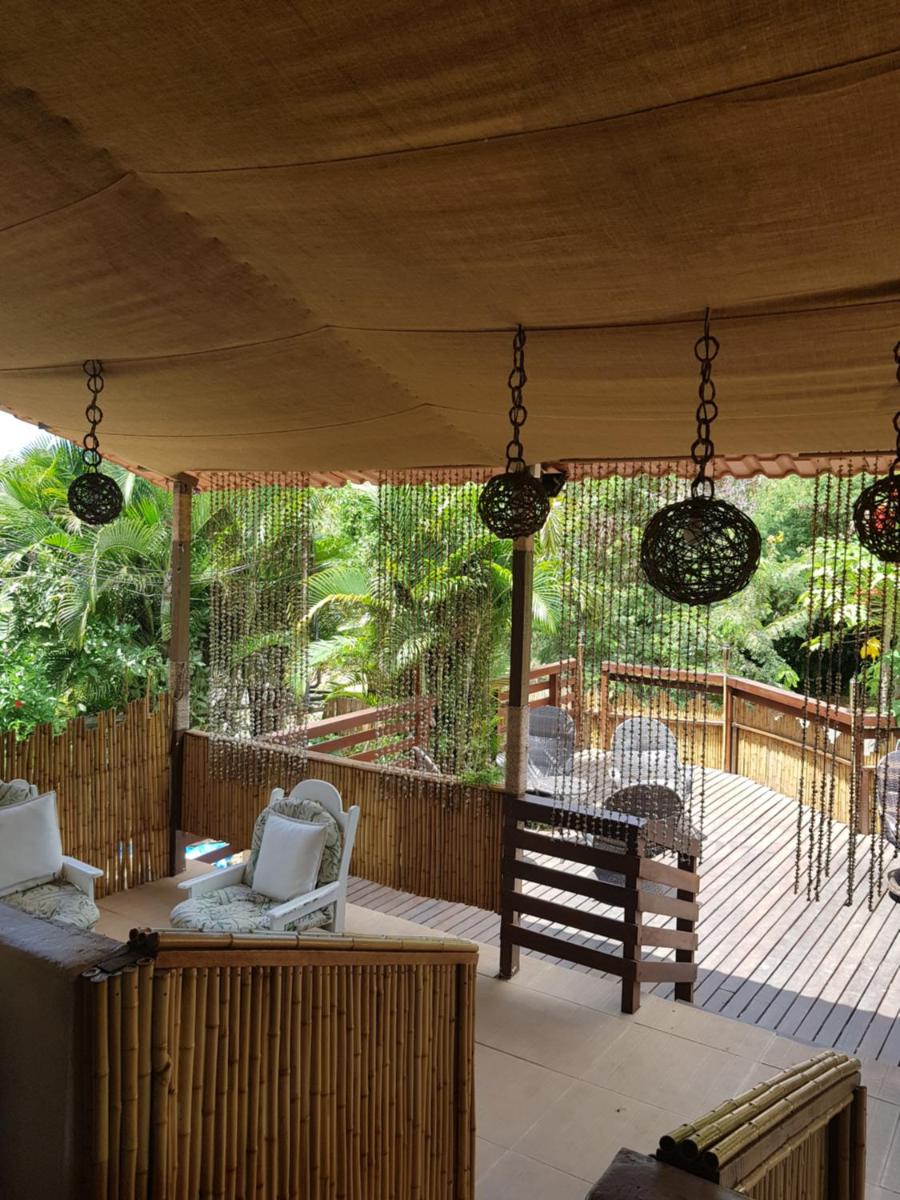 outdoor BBQ area