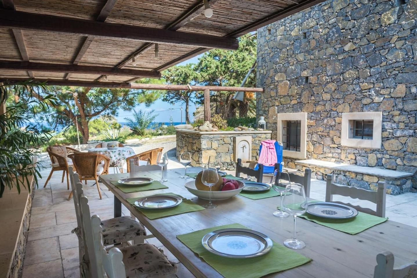 Authentic Cretan Stone Windmill view 3