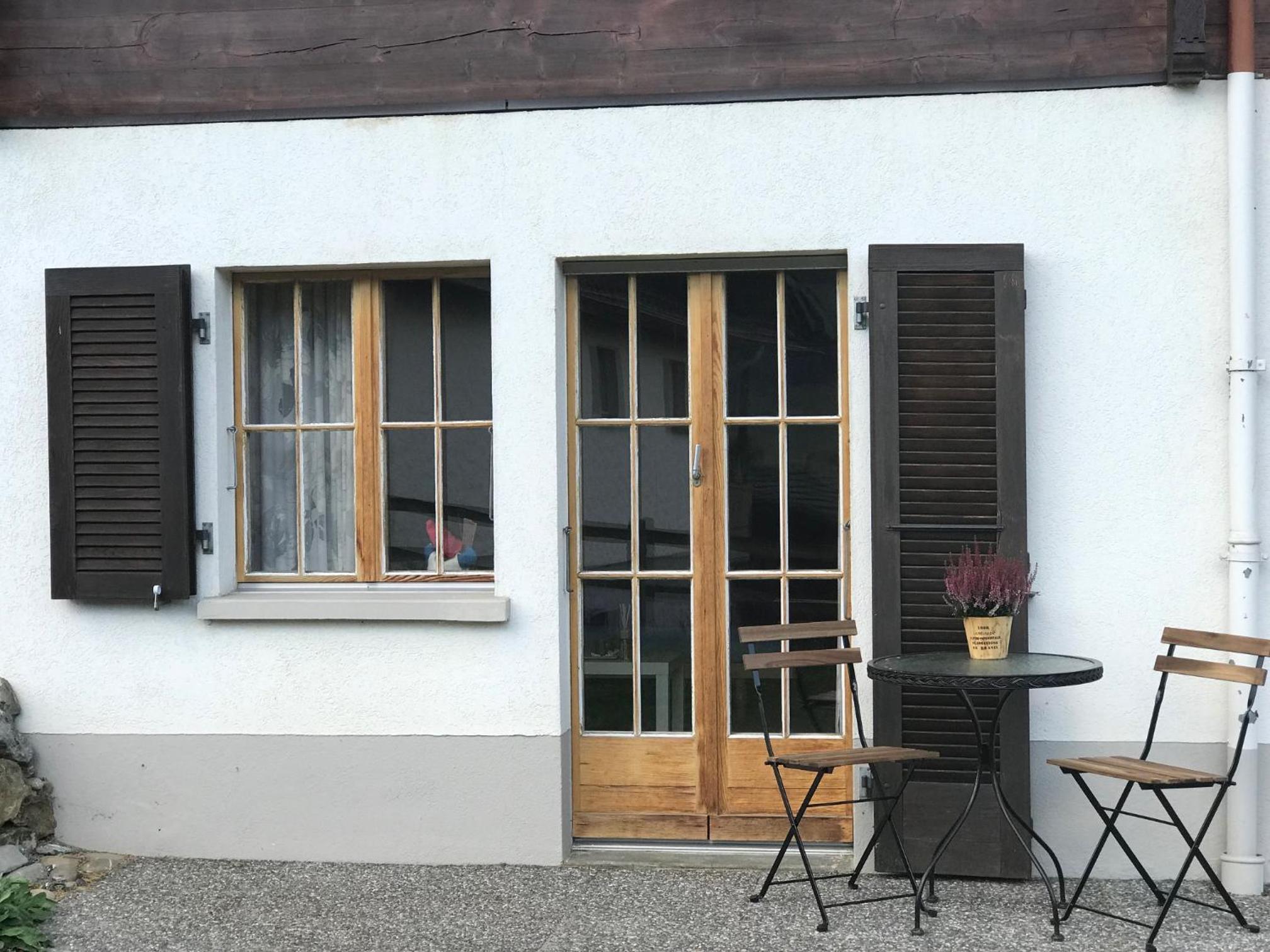 One Bedroom with mountain and garden view ground floor of Chalet Solaria