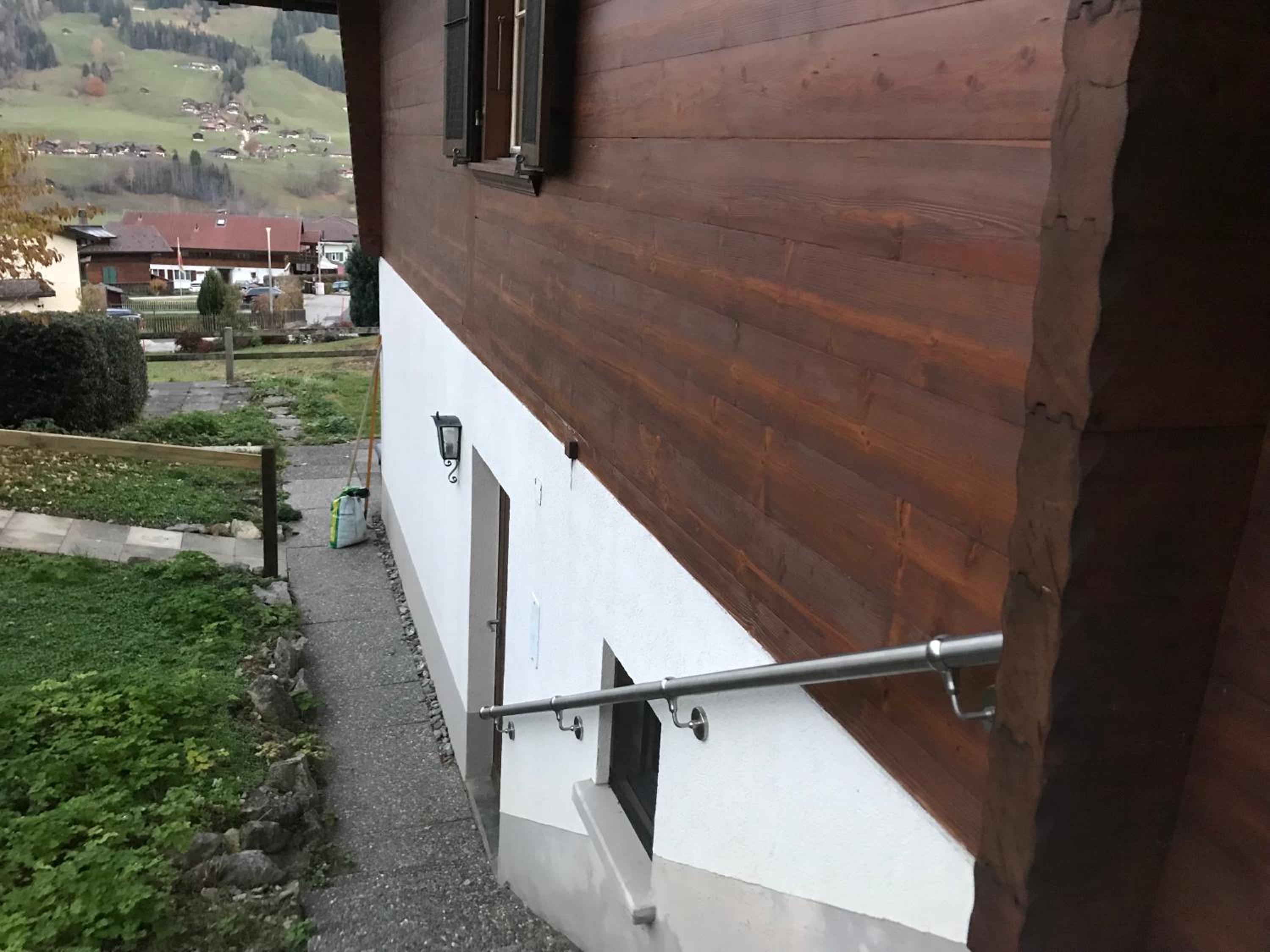 One Bedroom with mountain and garden view ground floor of Chalet Solaria
