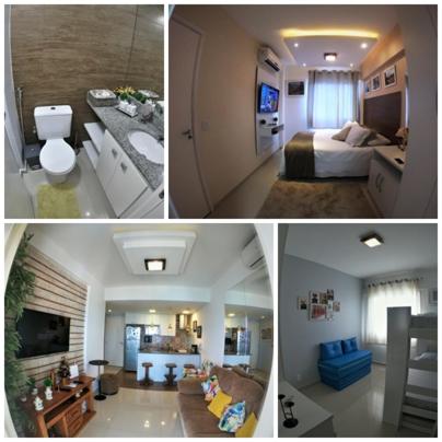 Porto Real Suites - Apto com vista para o mar e lazer de resort