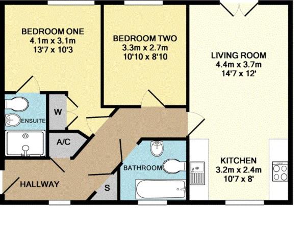 Basingstoke Vacations - Central 2 bedroom apartment - Property Image 13