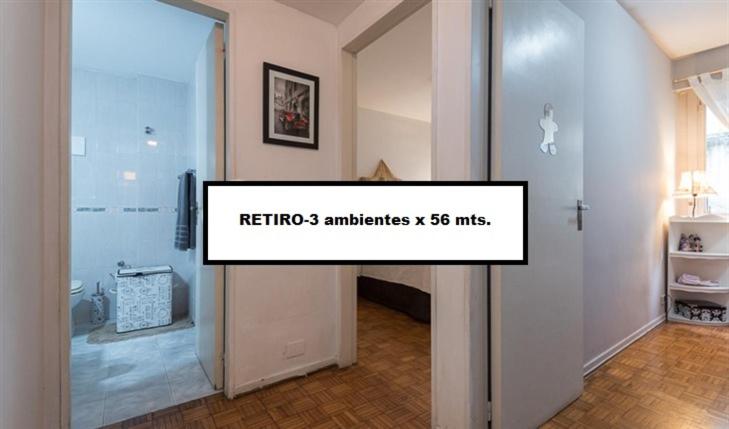 3 ambientes en Retiro / Recoleta (Centro)