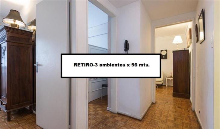 3 ambientes en Retiro / Recoleta (Centro)
