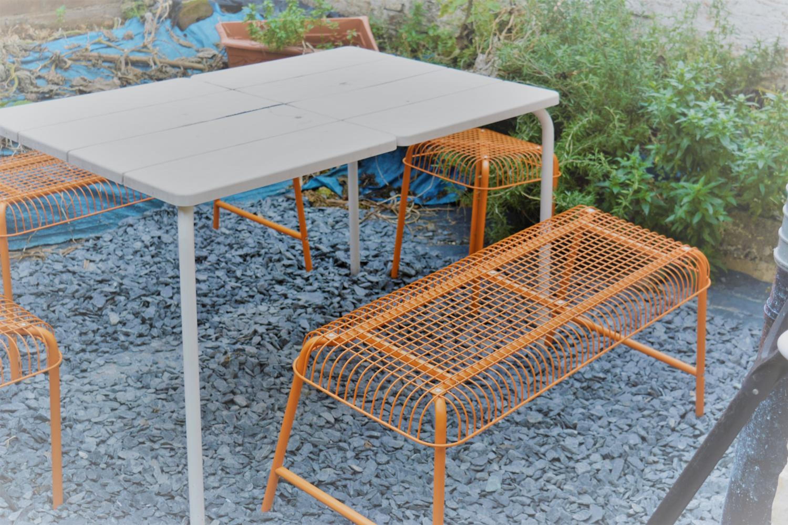 outdoor bbq area