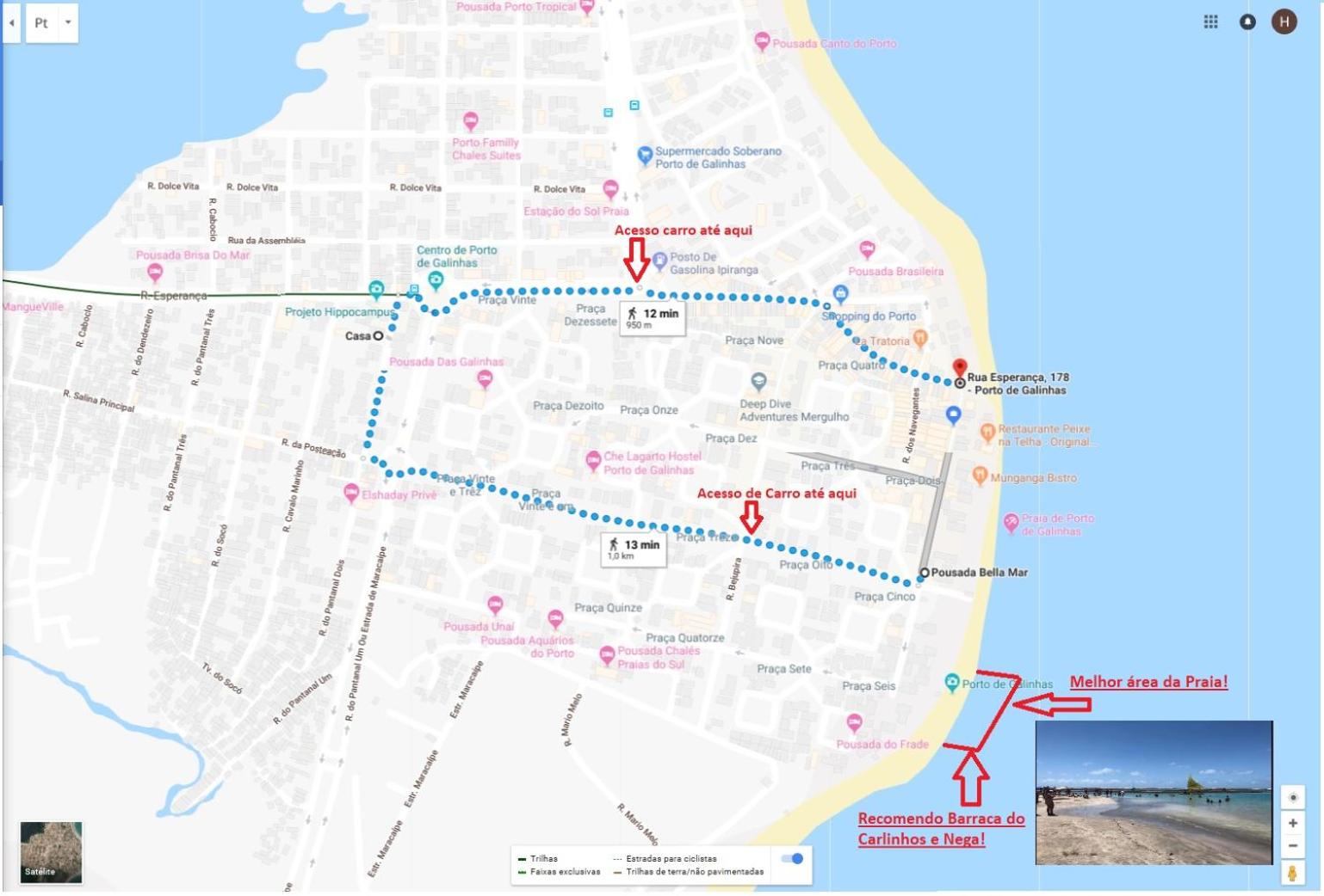 Ótima Localização casa, 7 quartos-Porto de Galinhas 900m piscinas naturais