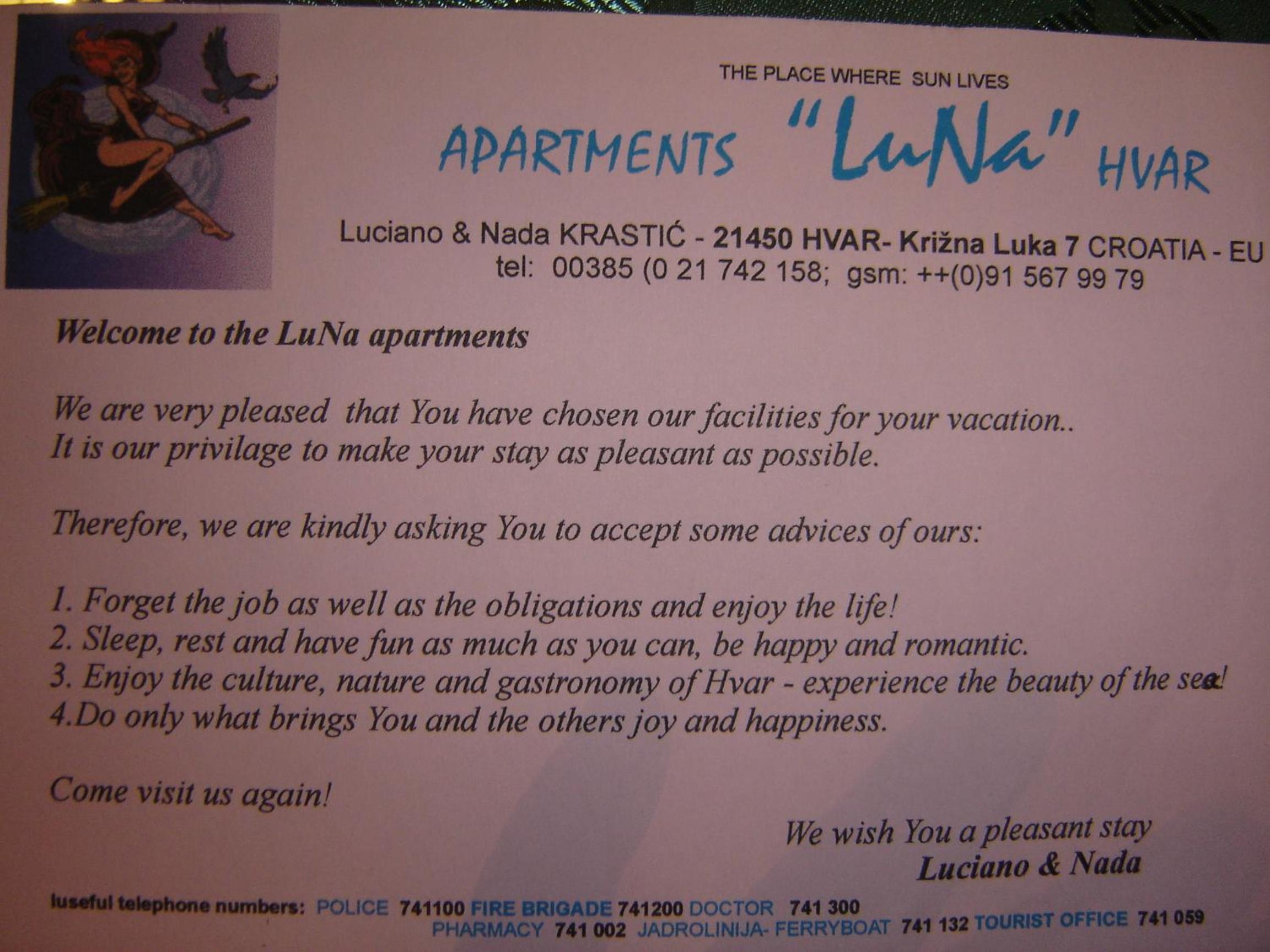 Apartmani LuNa
