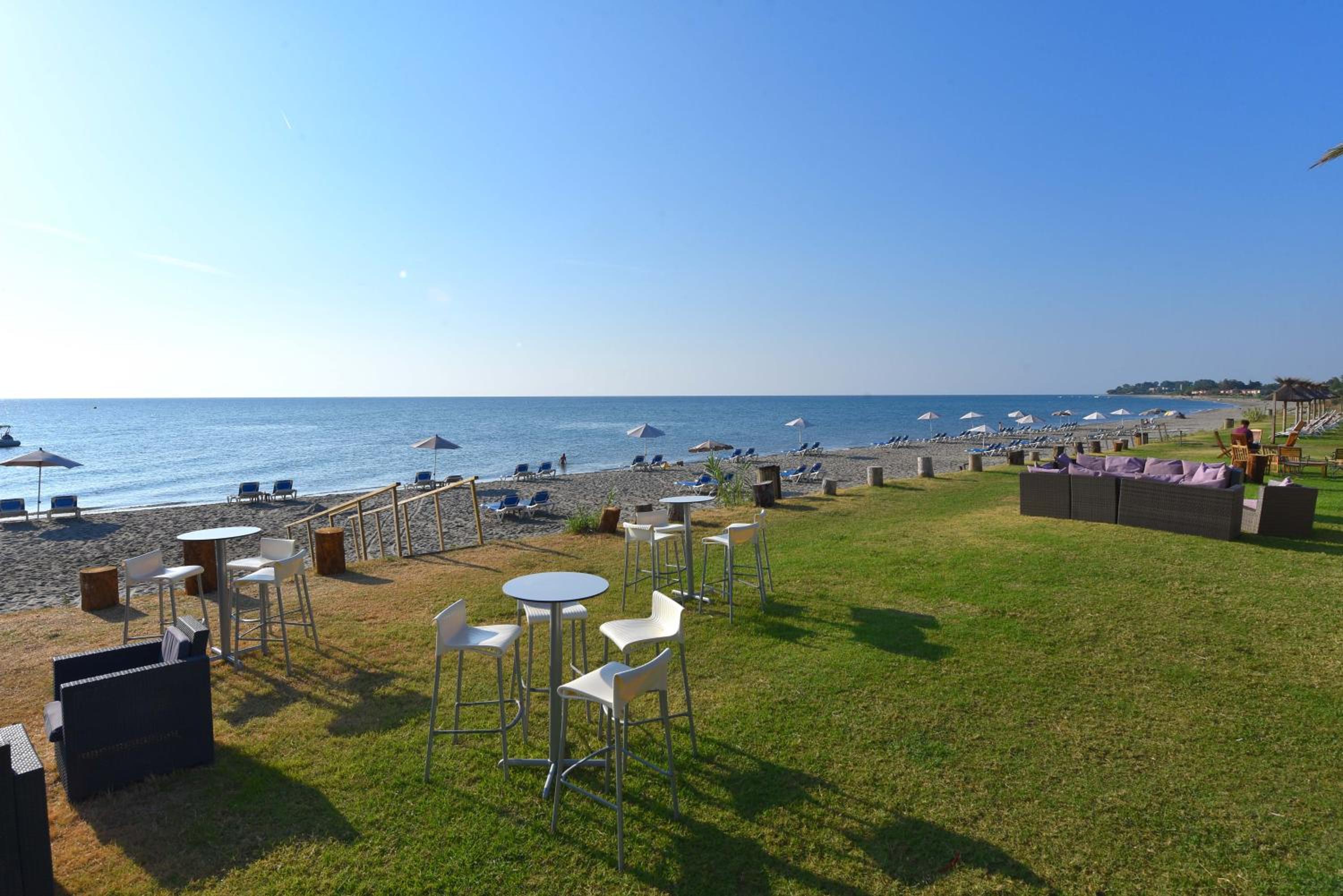 outdoor BBQ area