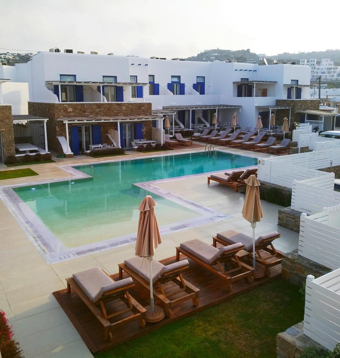 Blue, White and Grey Suites