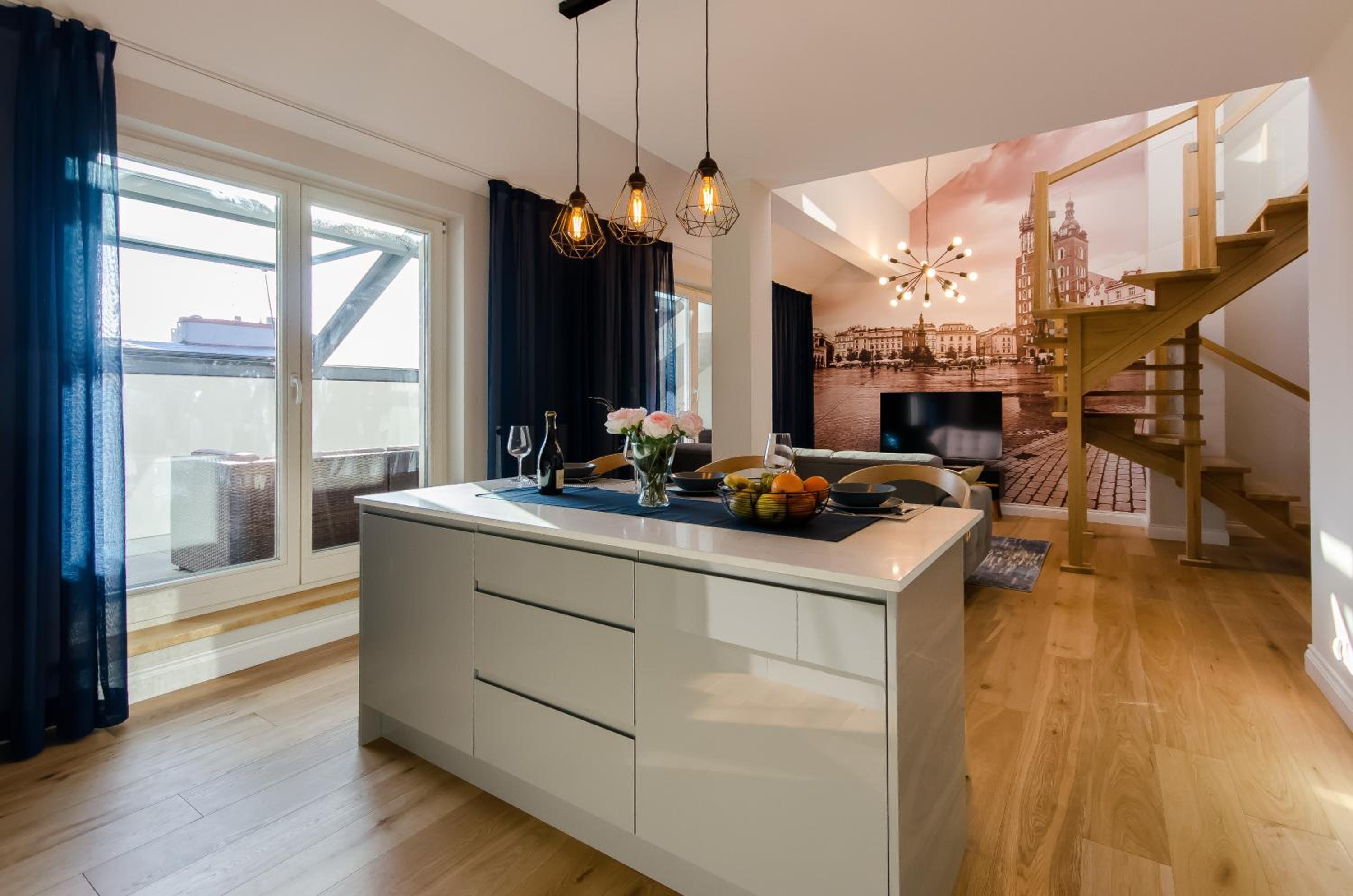 Kazimierz Penthouse with private terrace