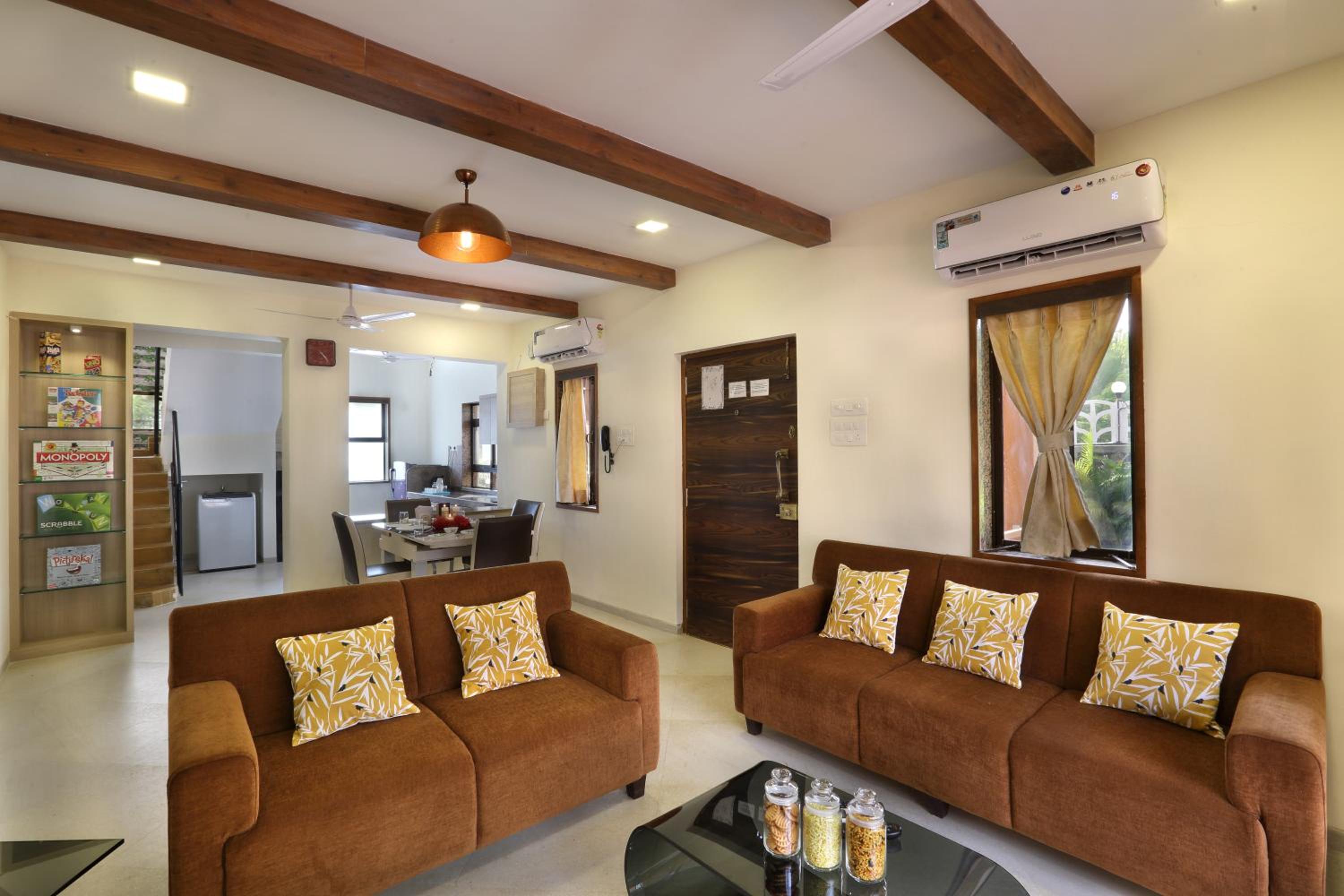 SaffronStays Nithyam - 2BR budget pool villa in Wada, gated community, Wi-Fi, river walk, near Mumbai via NH48 view 3