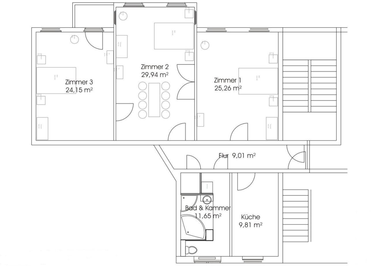 Elegante Altbauwohnung (CB1)
