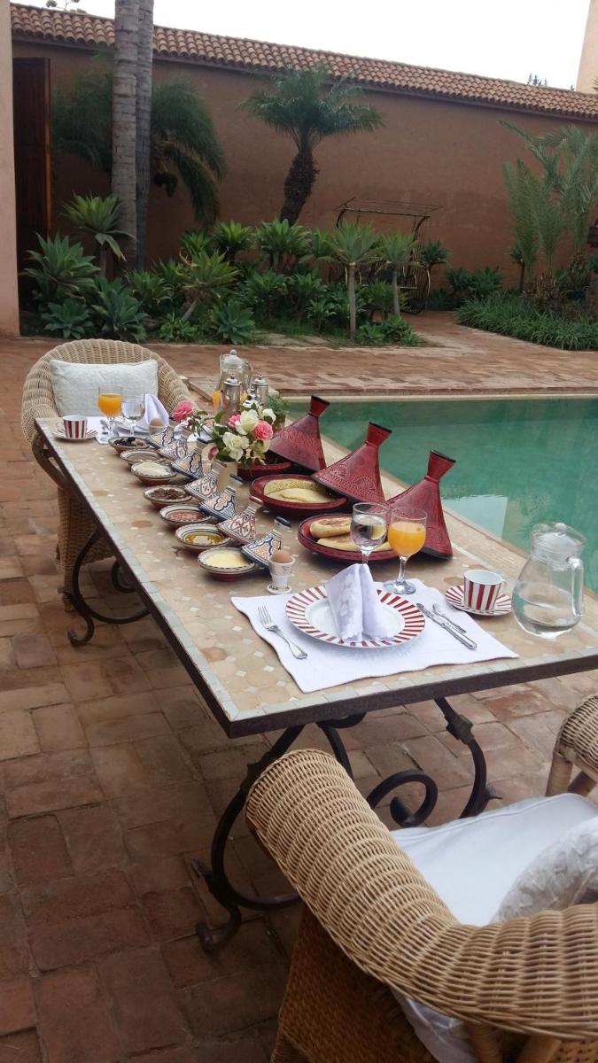 outdoor BBQ area