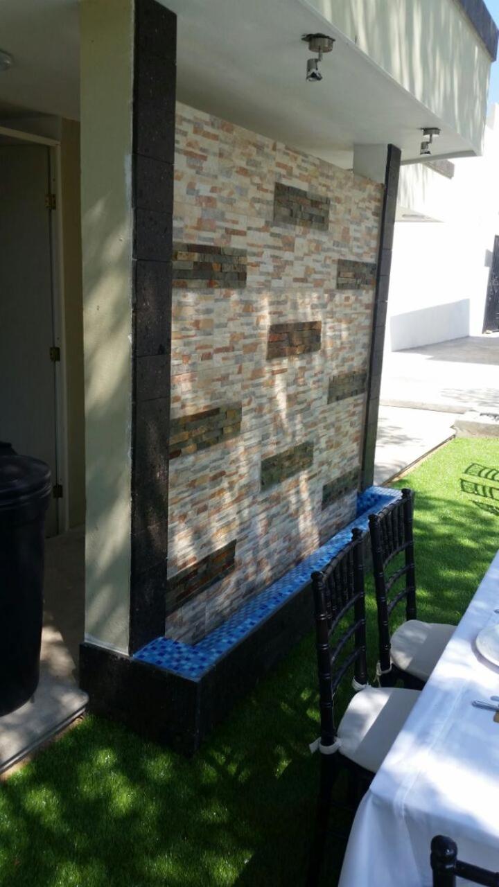 outdoor BBQ area