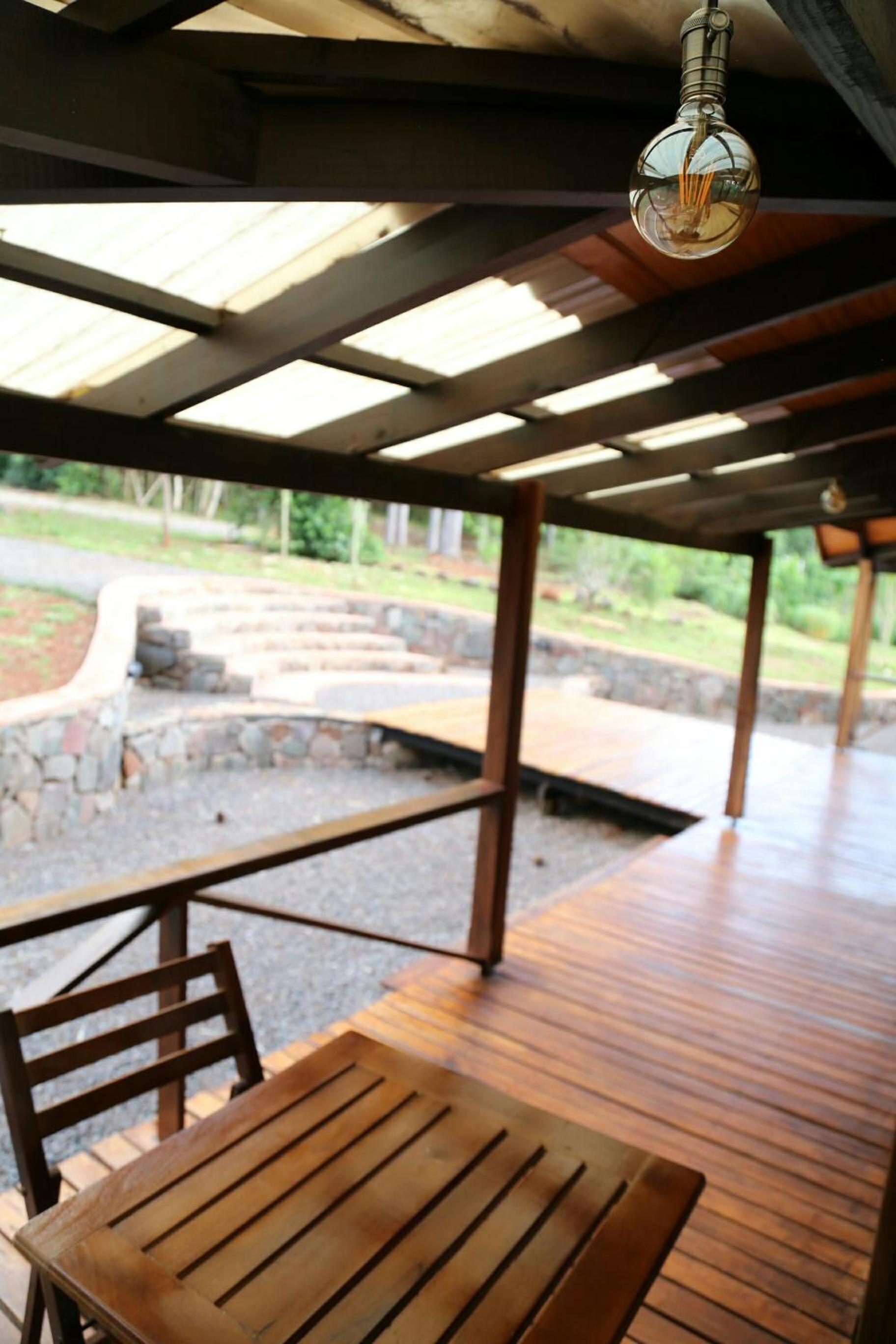 outdoor BBQ area