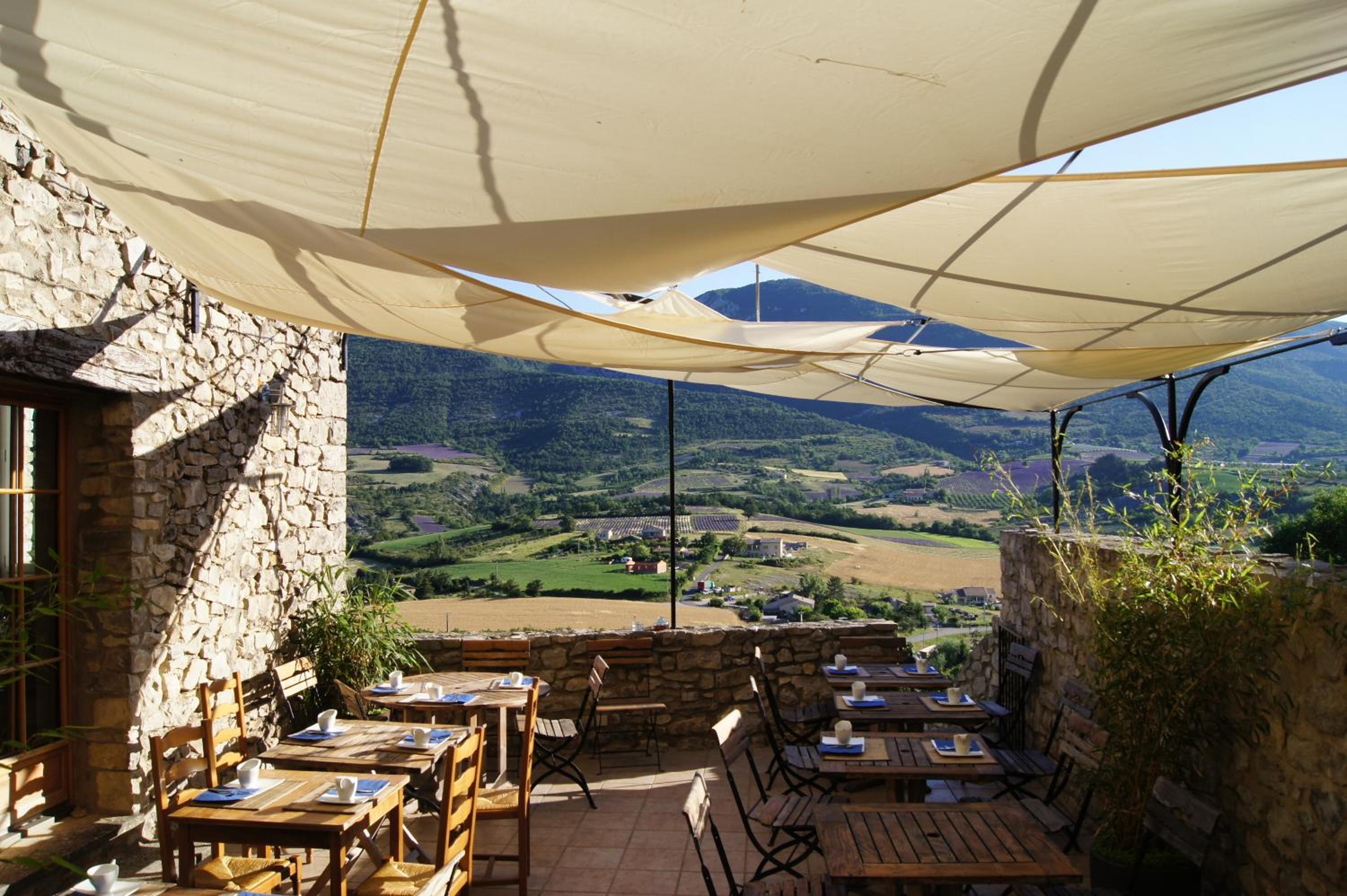 outdoor BBQ area