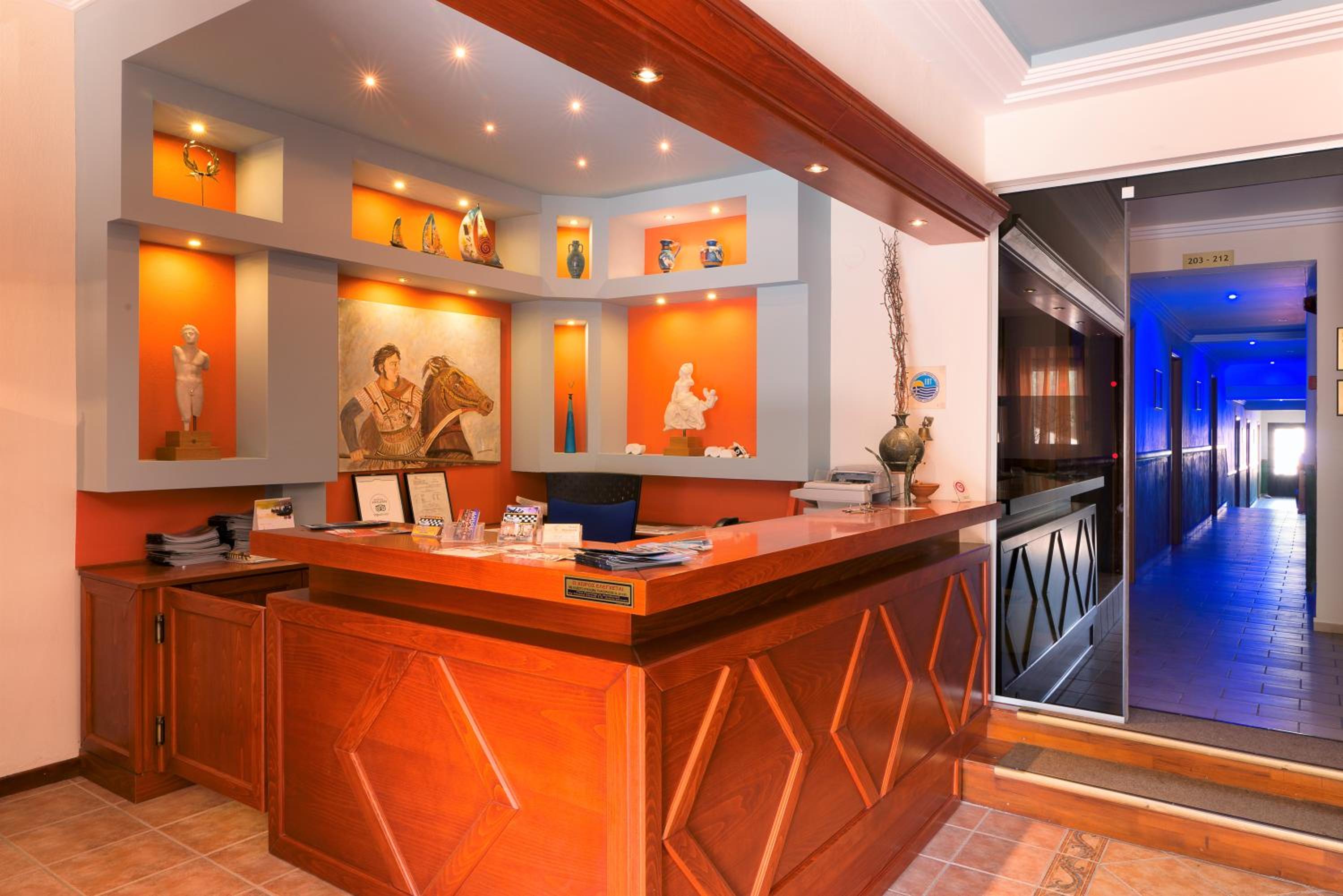 hotel reception