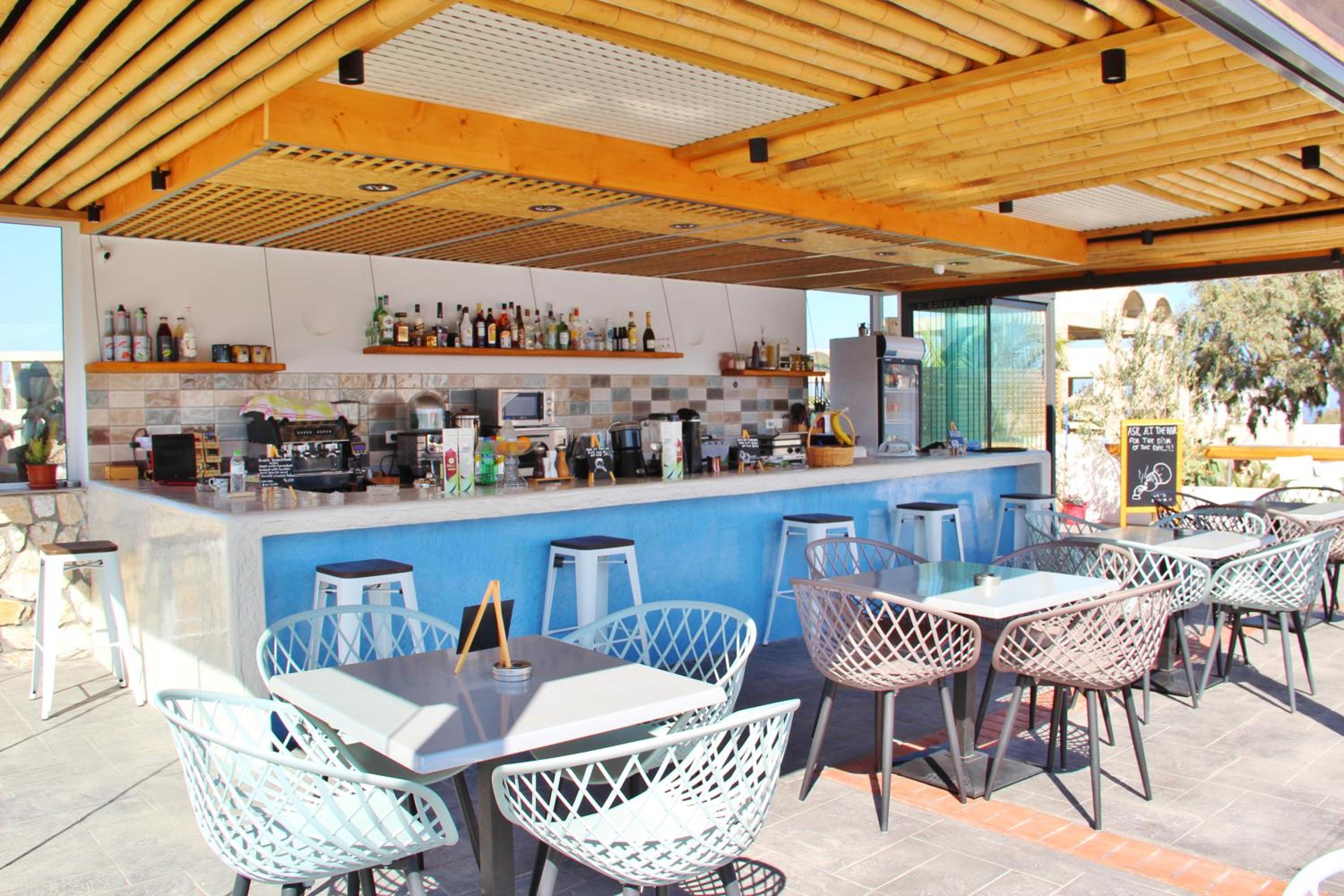 outdoor BBQ area