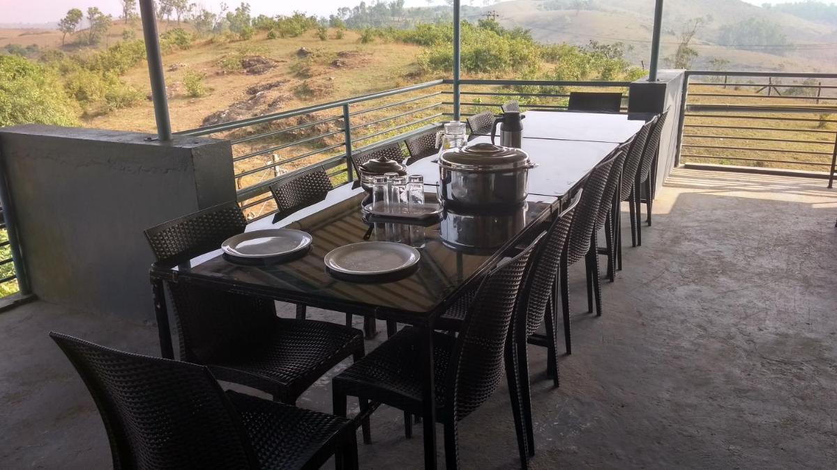outdoor BBQ area