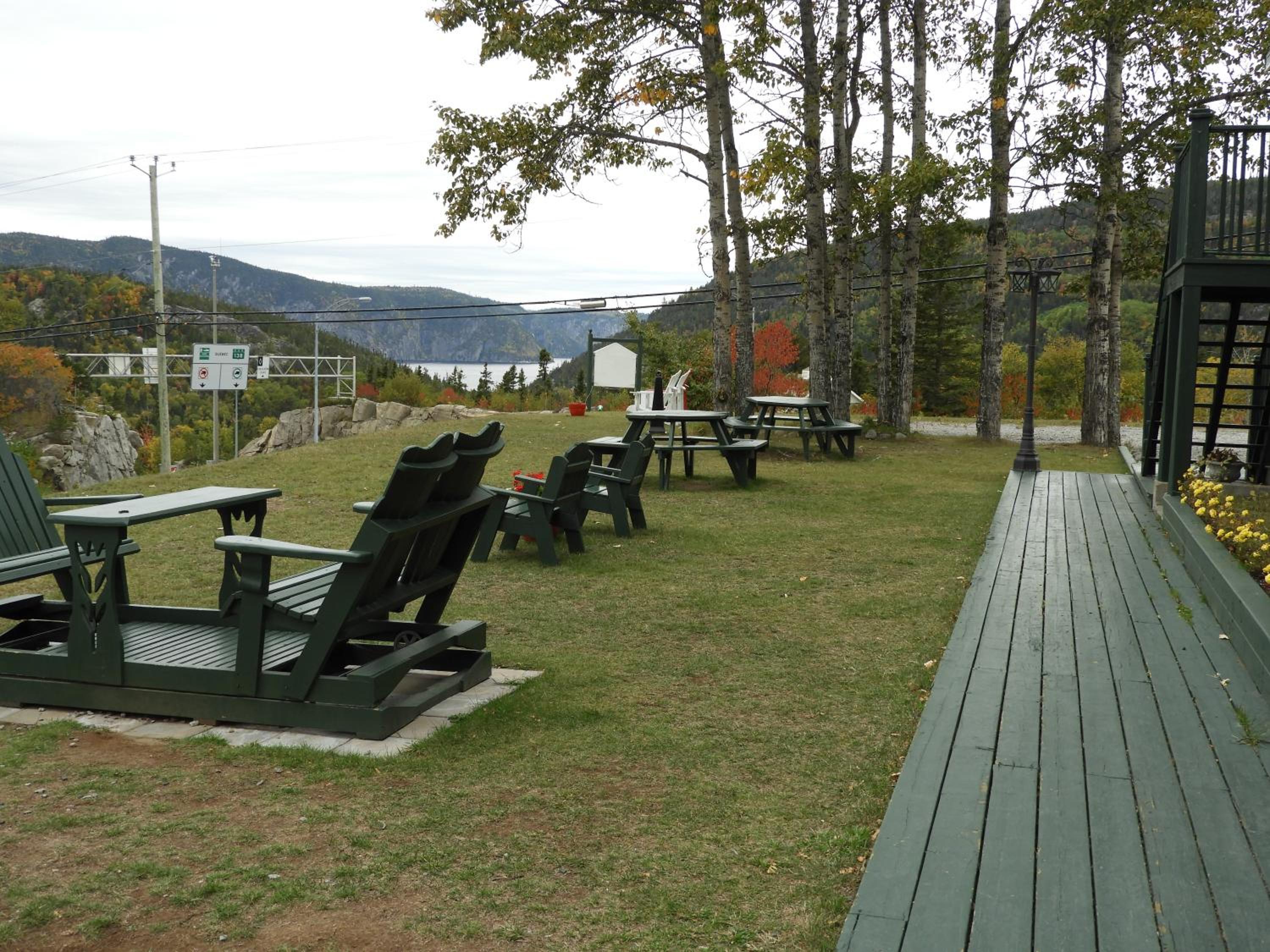 outdoor BBQ area