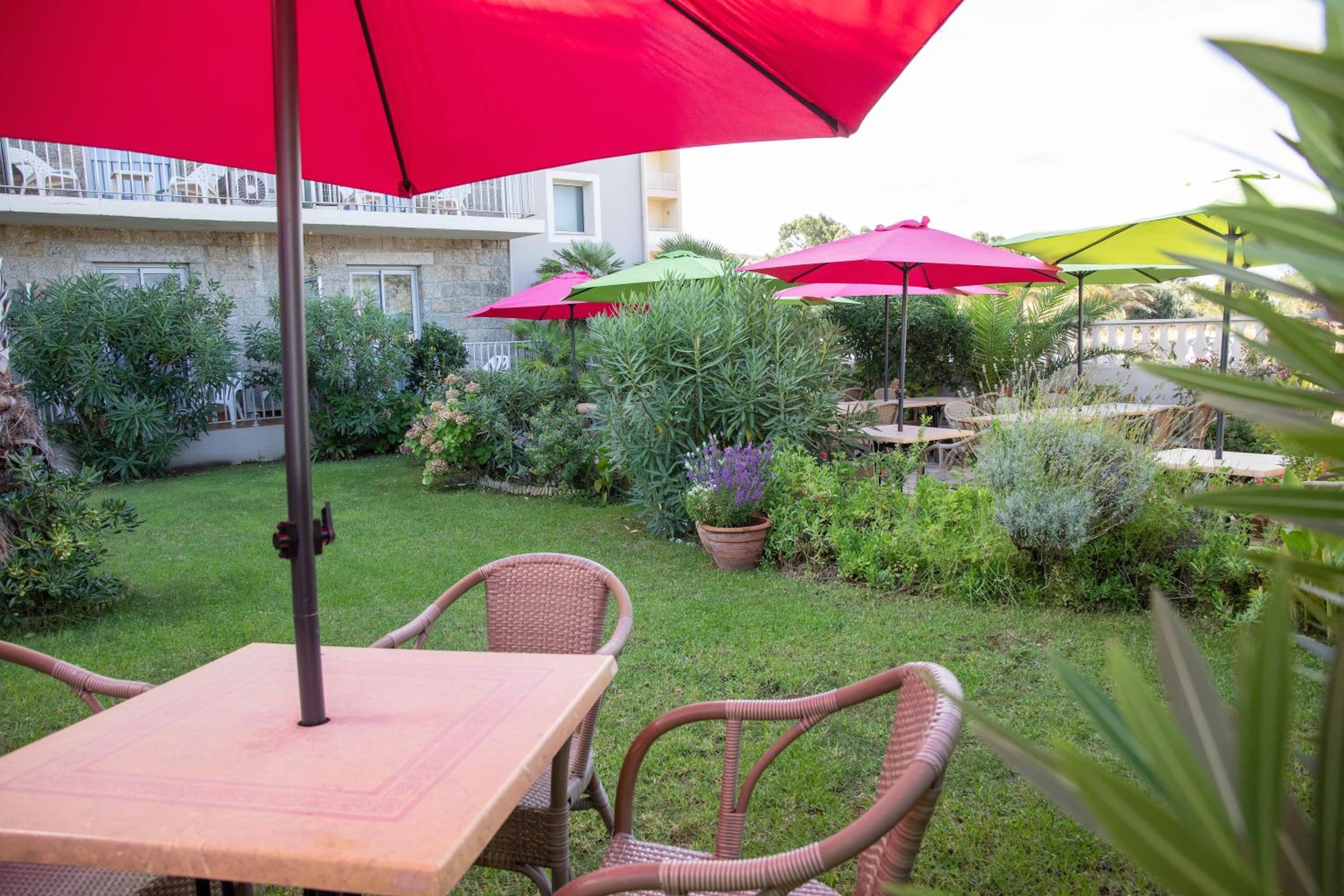outdoor BBQ area