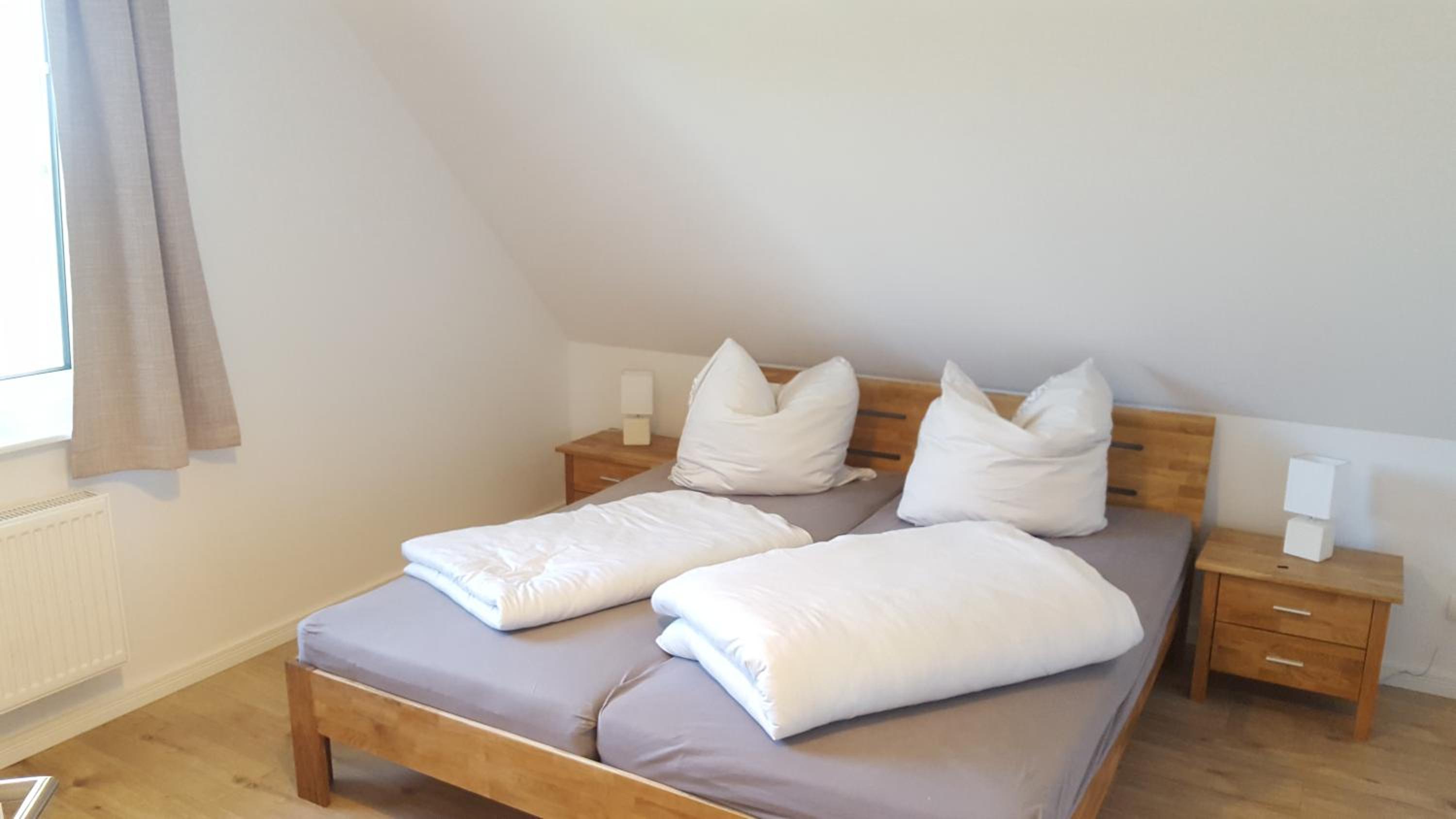 Ferienhäuser Hühnergott und Kranichnest, Sauna, Kamin und Garten