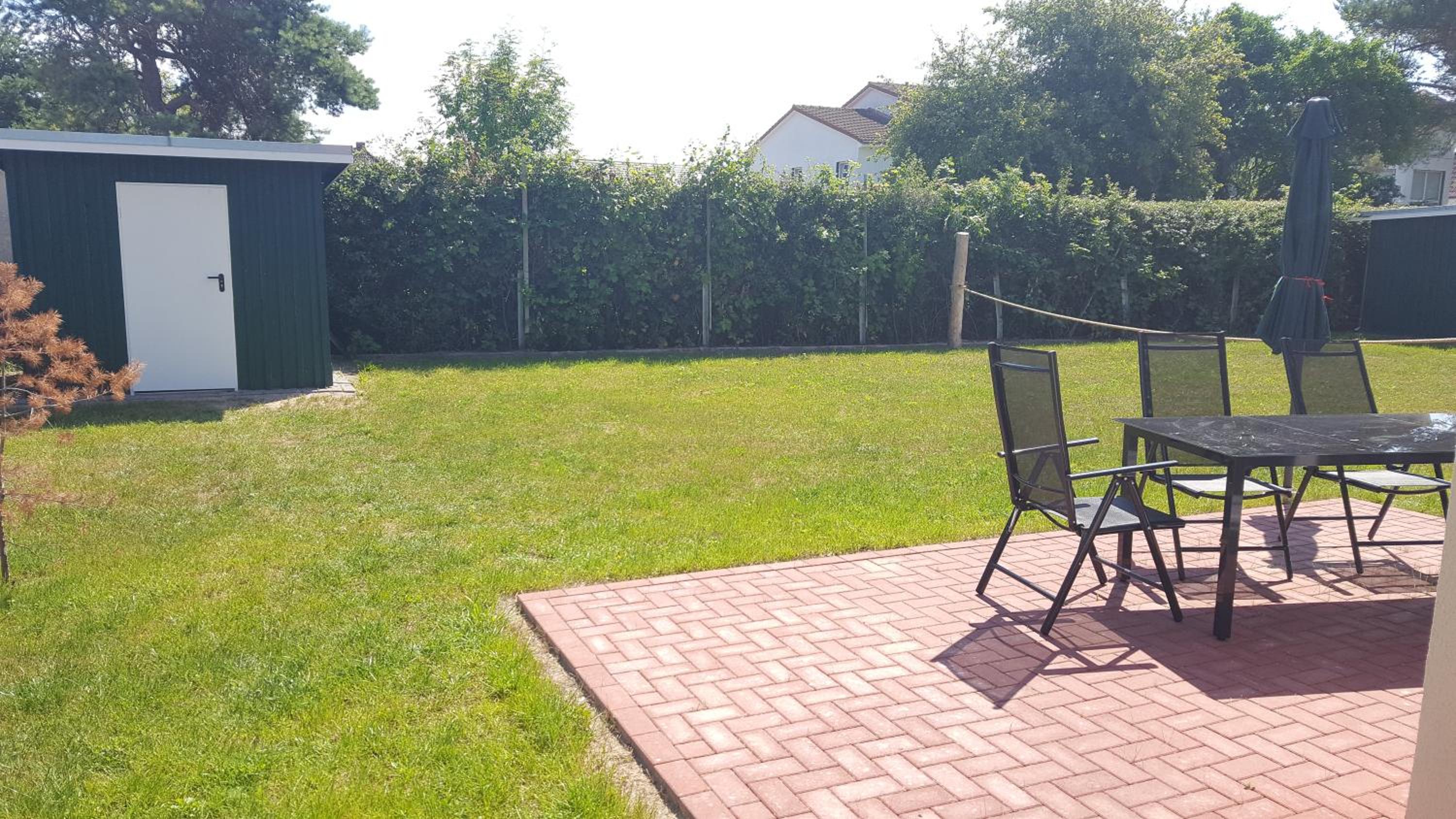 Ferienhäuser Hühnergott und Kranichnest, Sauna, Kamin und Garten