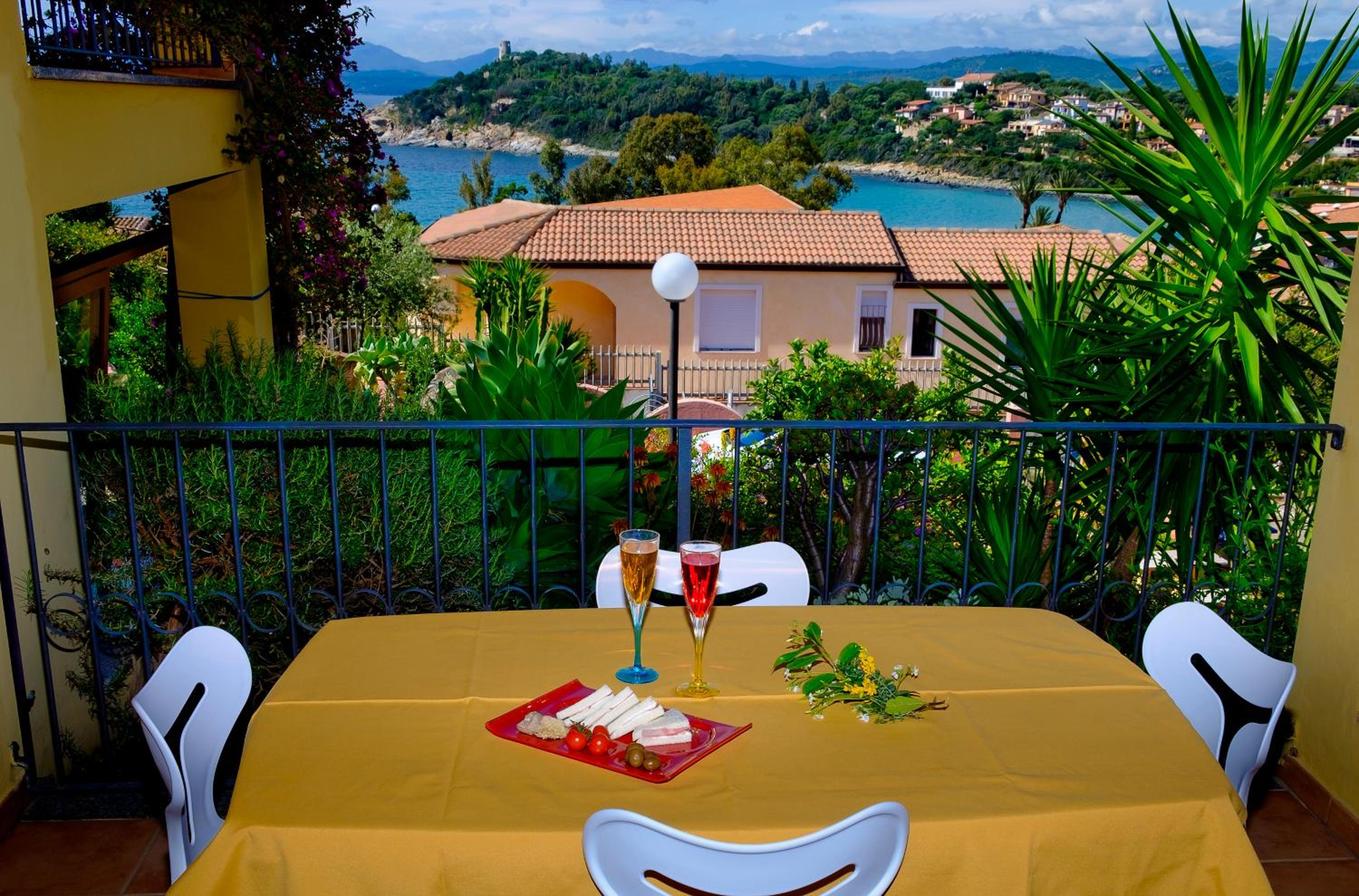 outdoor BBQ area