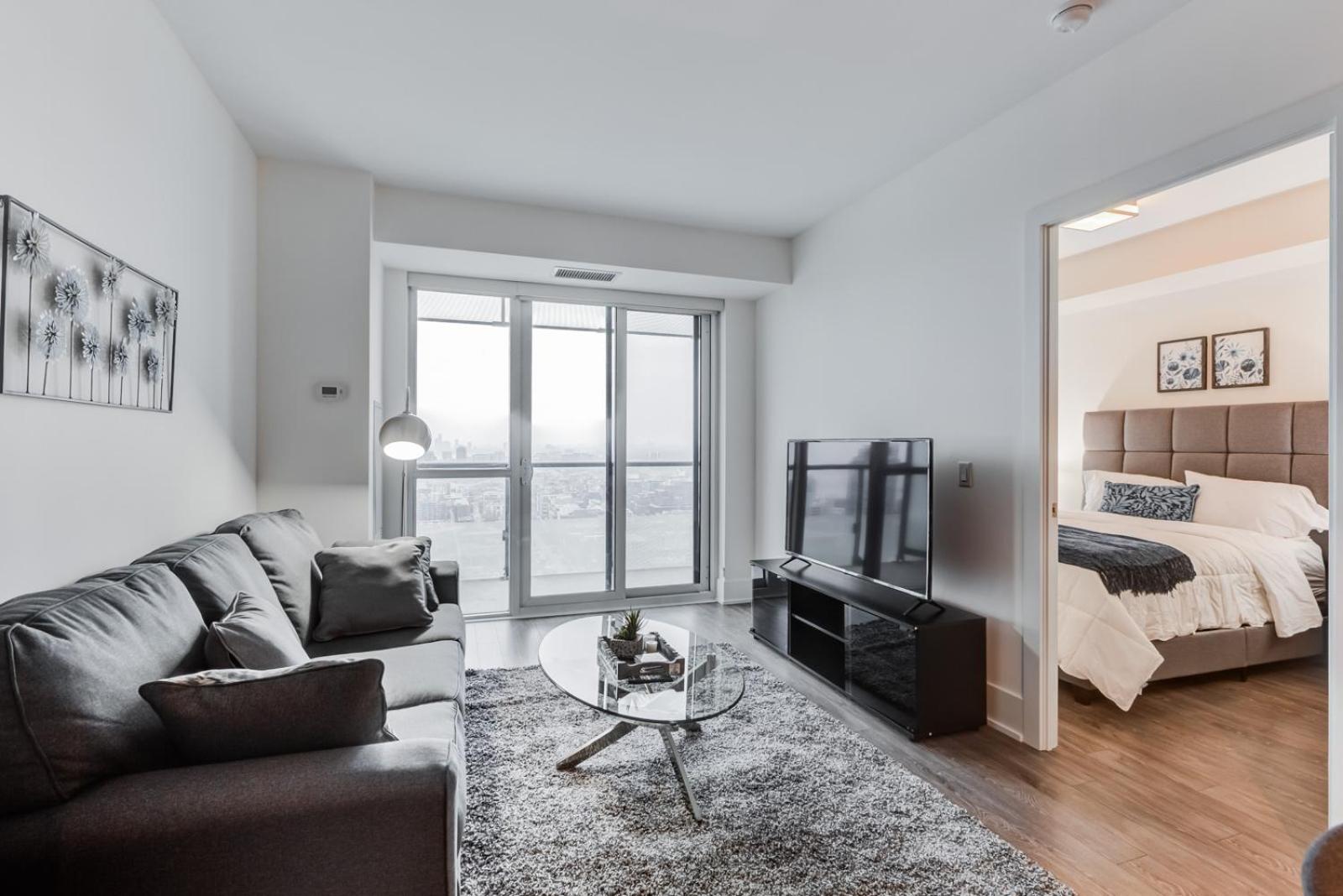 Chol Furnished Suites 2 Bedrooms Downtown Toronto Million Dollar CN Tower View MTCC Rogers Centre Blue Jays TIFF Free Parking