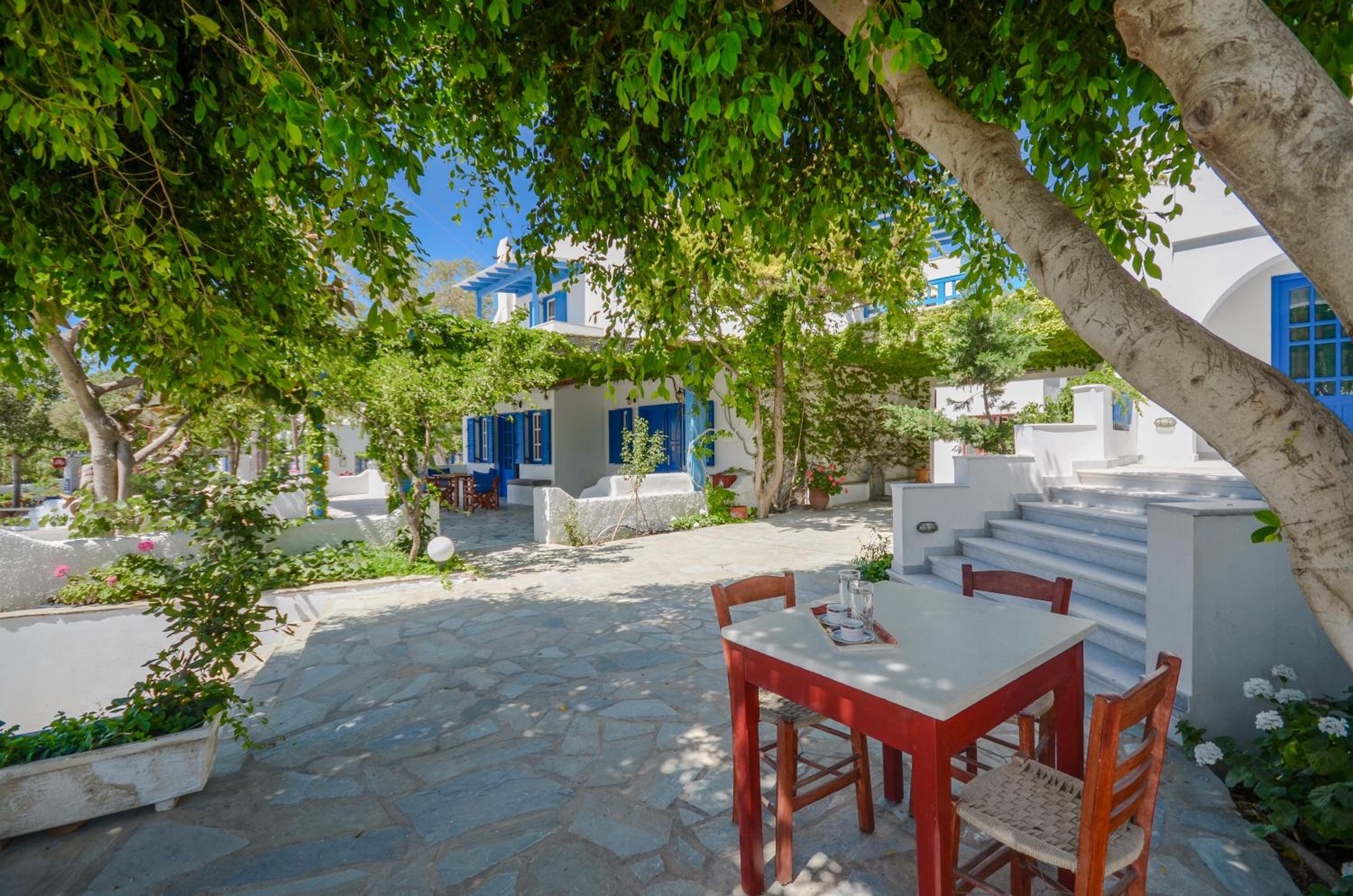 outdoor BBQ area
