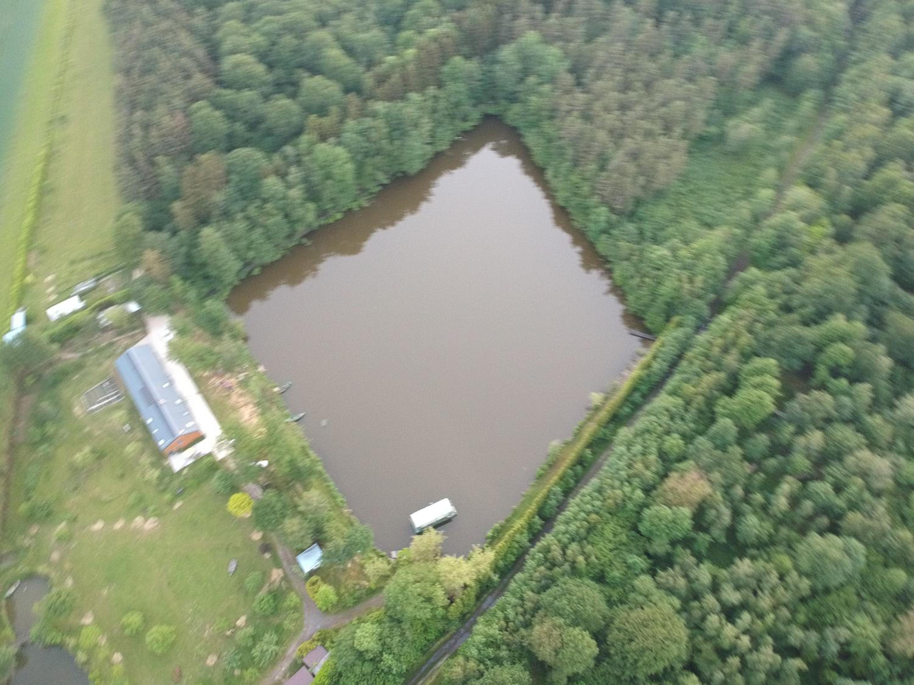 Florennes Gîte neuf 150 M2 devant un grand lac privé de 2 hectares poissonneux au milieu des bois