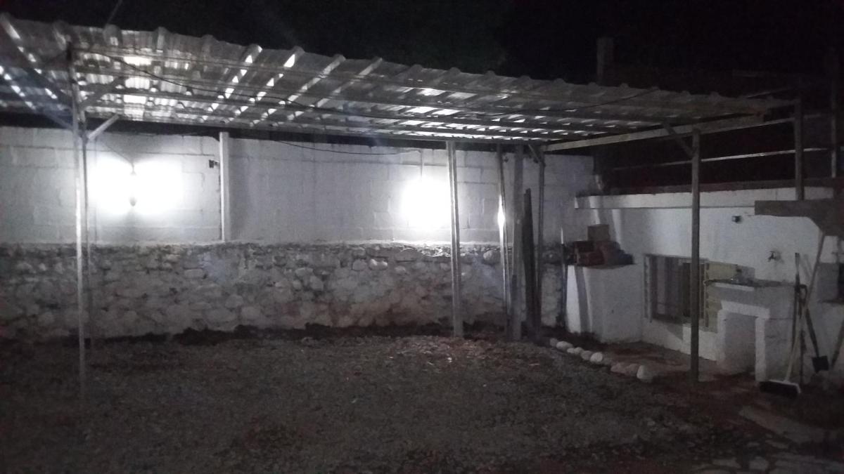 outdoor BBQ area
