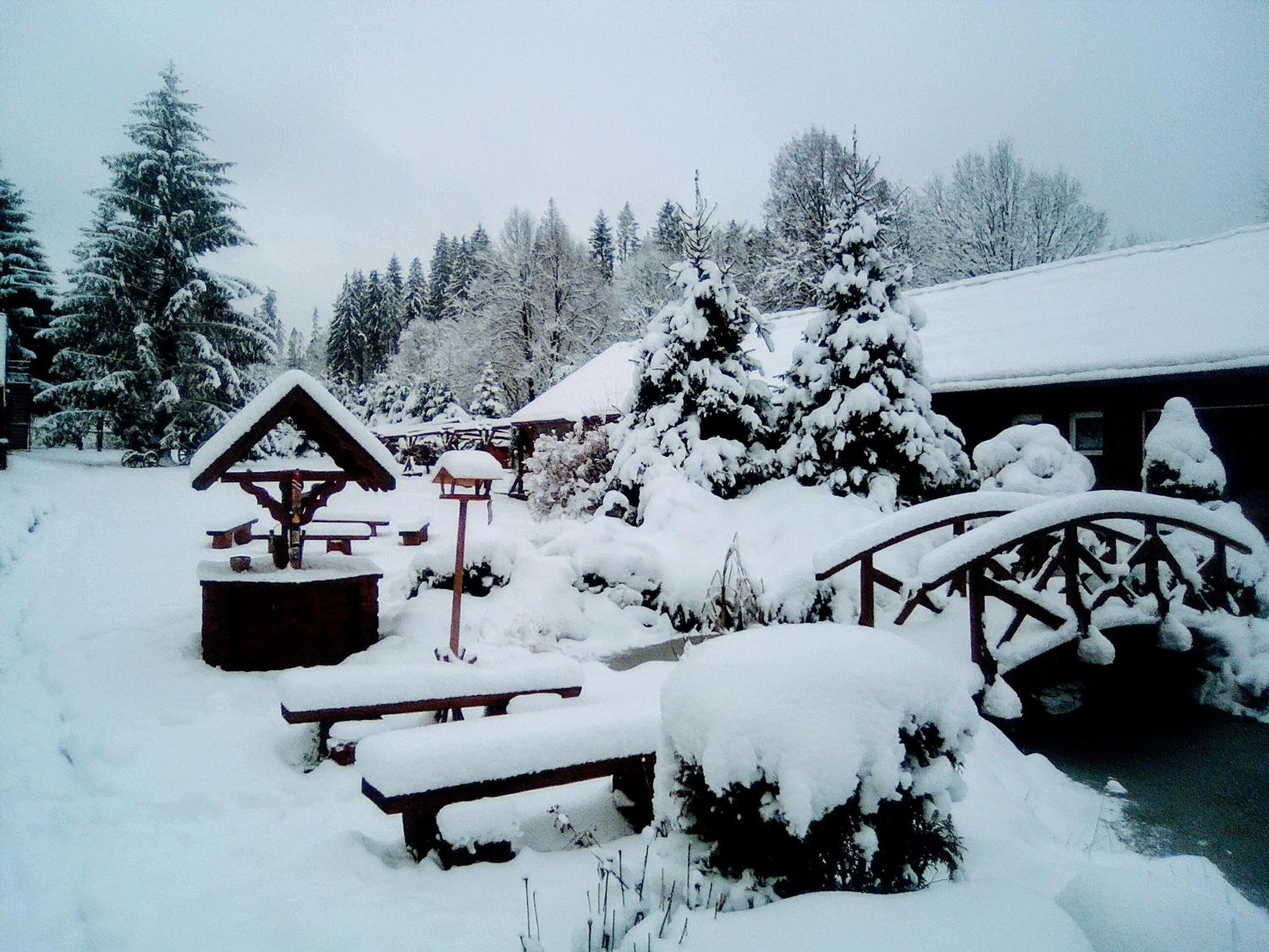 outdoor BBQ area